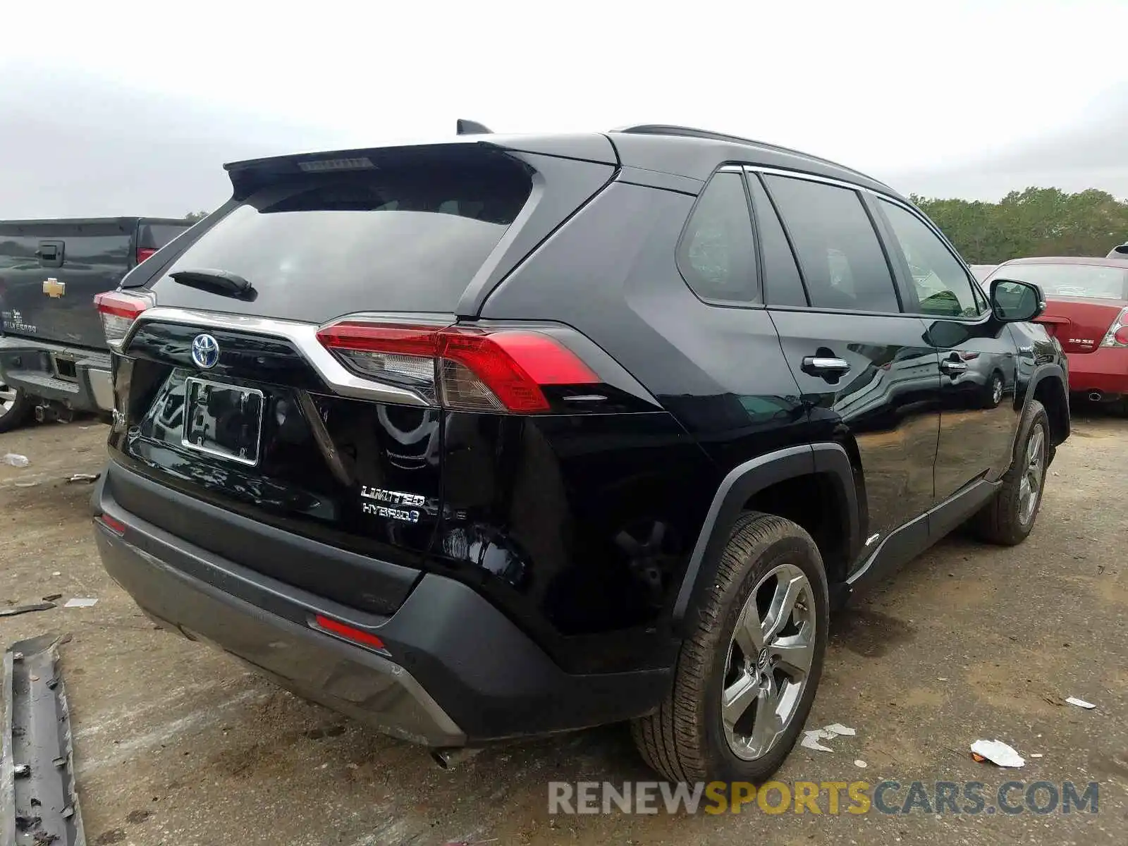 4 Фотография поврежденного автомобиля JTMDWRFV9KD003448 TOYOTA RAV4 2019