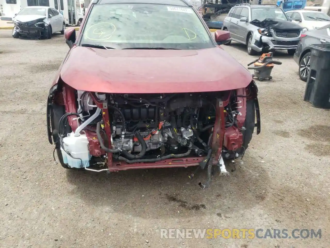 9 Фотография поврежденного автомобиля JTMDWRFV9KD501133 TOYOTA RAV4 2019