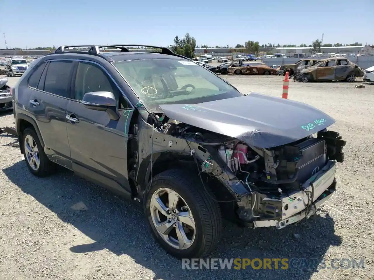 1 Photograph of a damaged car JTMDWRFV9KD511158 TOYOTA RAV4 2019