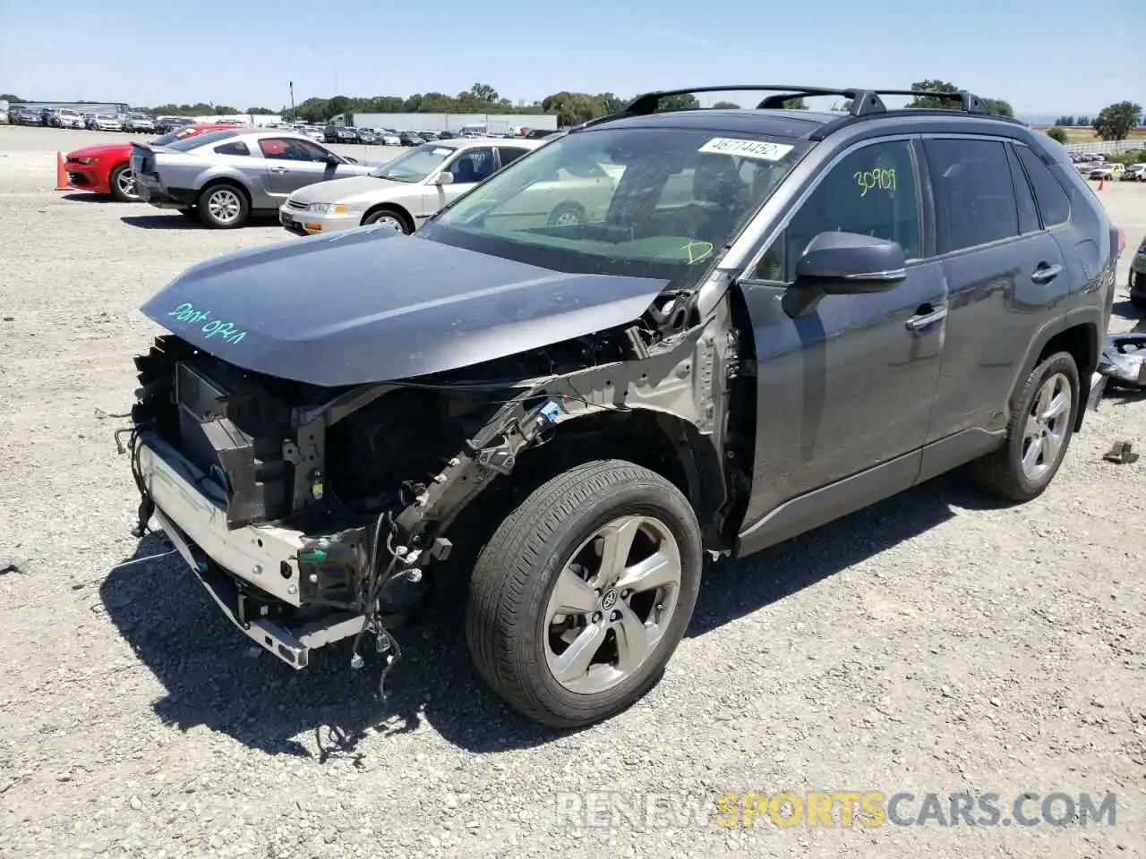 2 Photograph of a damaged car JTMDWRFV9KD511158 TOYOTA RAV4 2019