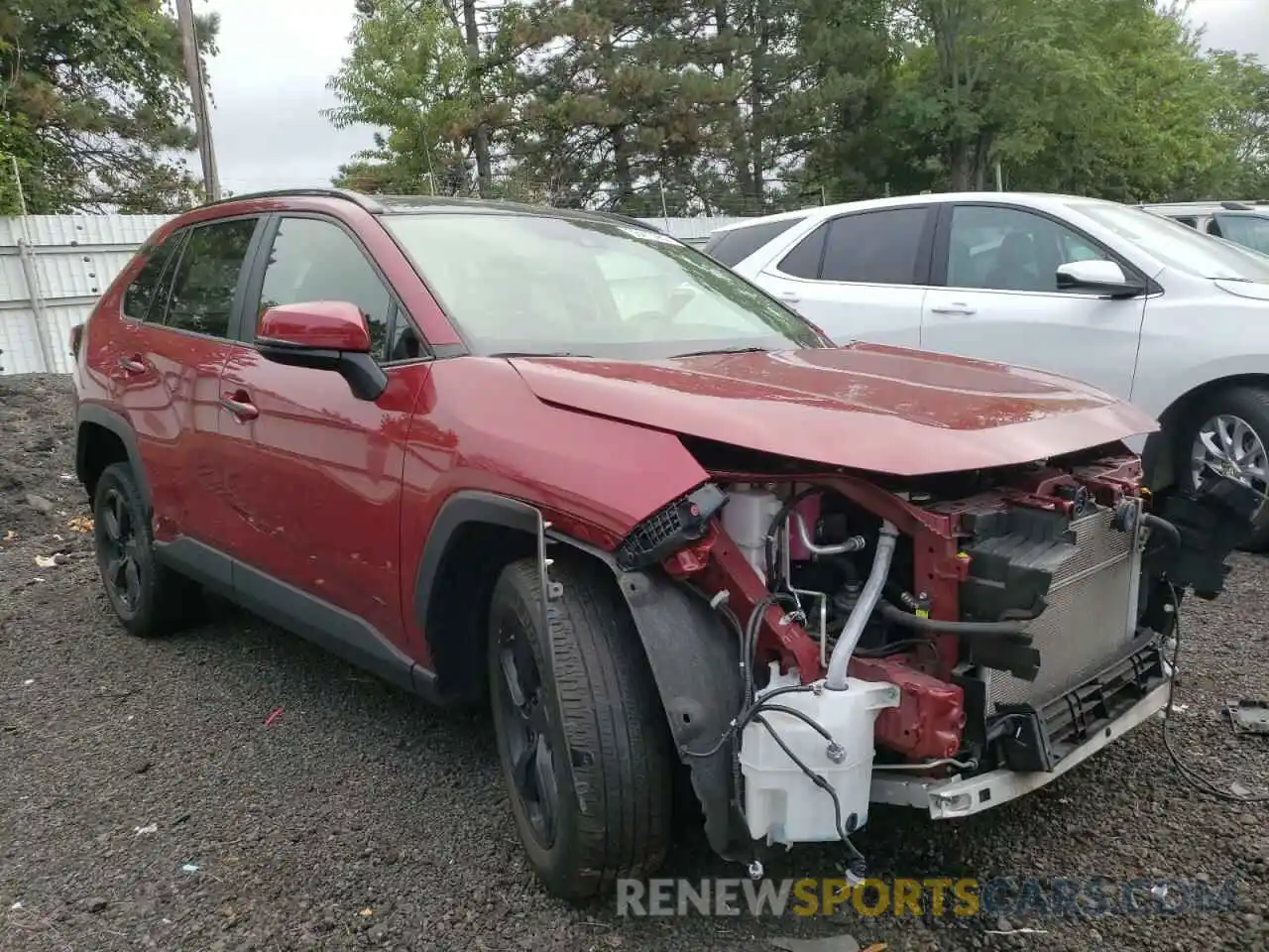 1 Photograph of a damaged car JTMDWRFV9KD512083 TOYOTA RAV4 2019