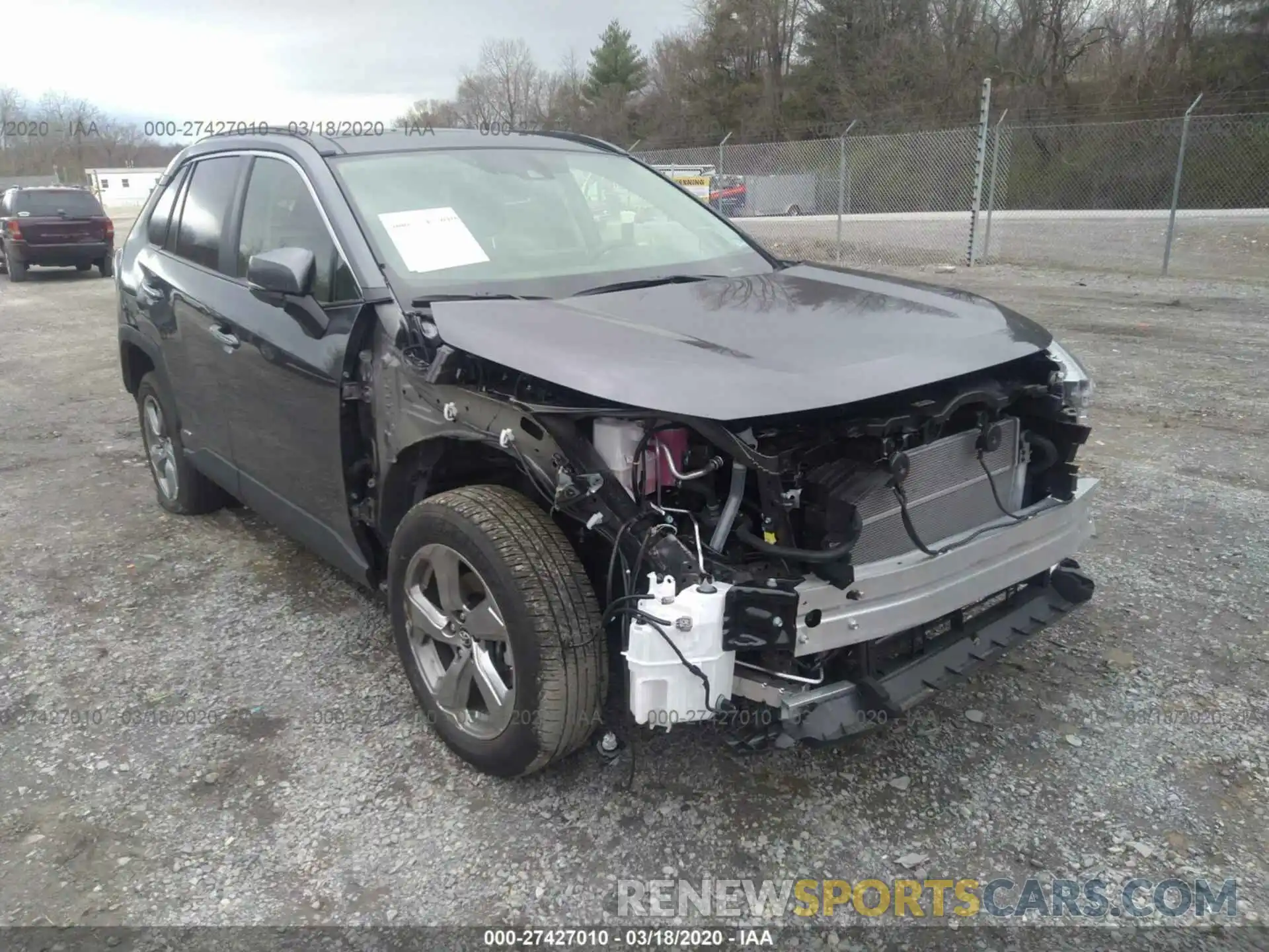 1 Photograph of a damaged car JTMDWRFV9KD518403 TOYOTA RAV4 2019