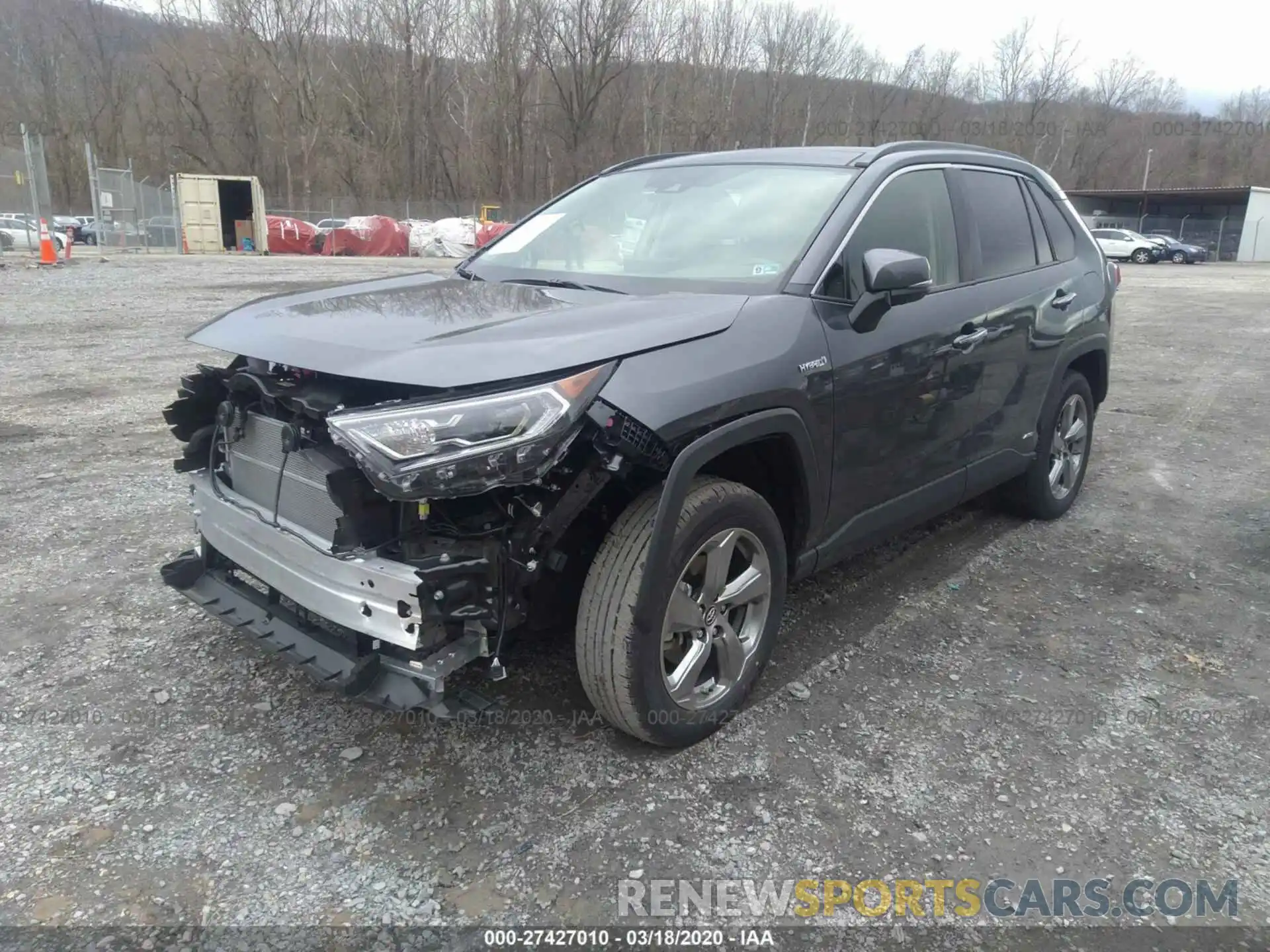 2 Photograph of a damaged car JTMDWRFV9KD518403 TOYOTA RAV4 2019