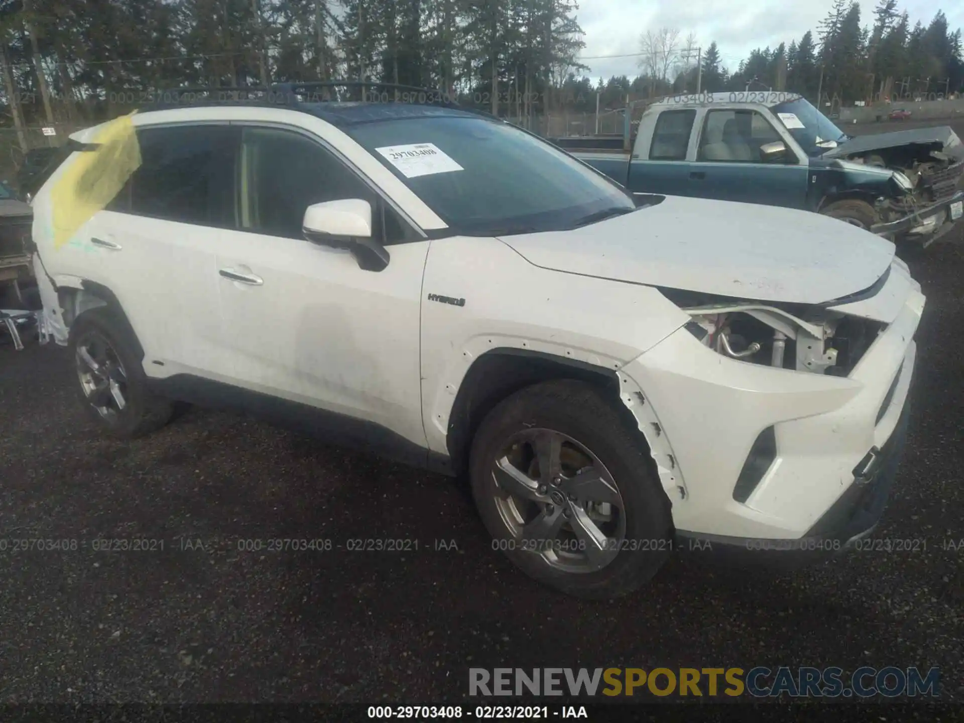 1 Photograph of a damaged car JTMDWRFV9KD519521 TOYOTA RAV4 2019