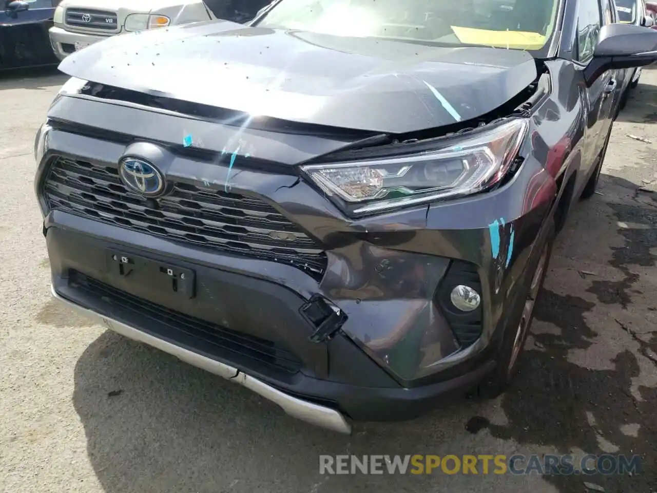 9 Фотография поврежденного автомобиля JTMDWRFV9KD524718 TOYOTA RAV4 2019