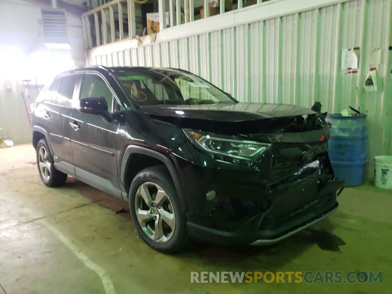 1 Photograph of a damaged car JTMDWRFVXKD502467 TOYOTA RAV4 2019