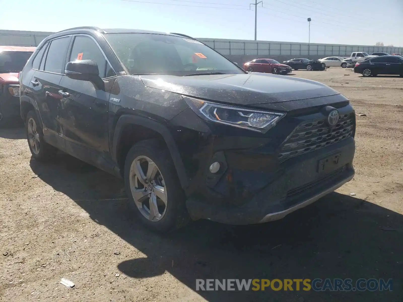 1 Photograph of a damaged car JTMDWRFVXKD514702 TOYOTA RAV4 2019