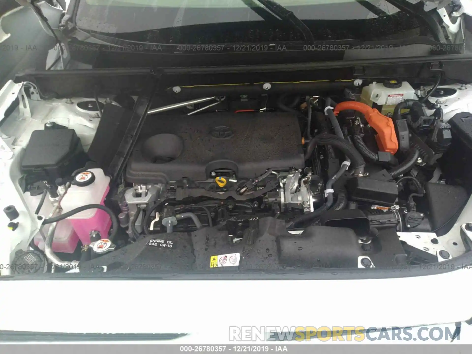 10 Фотография поврежденного автомобиля JTMDWRFVXKD516109 TOYOTA RAV4 2019