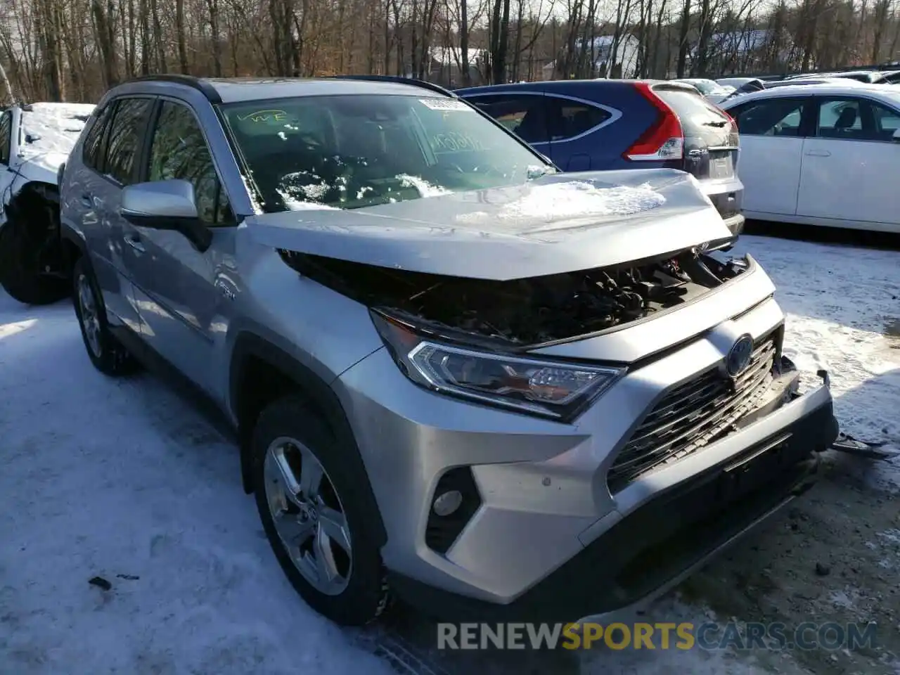 1 Photograph of a damaged car JTMDWRFVXKJ006702 TOYOTA RAV4 2019