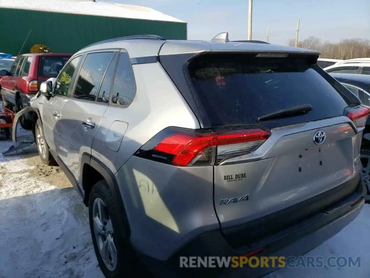 3 Фотография поврежденного автомобиля JTMDWRFVXKJ006702 TOYOTA RAV4 2019