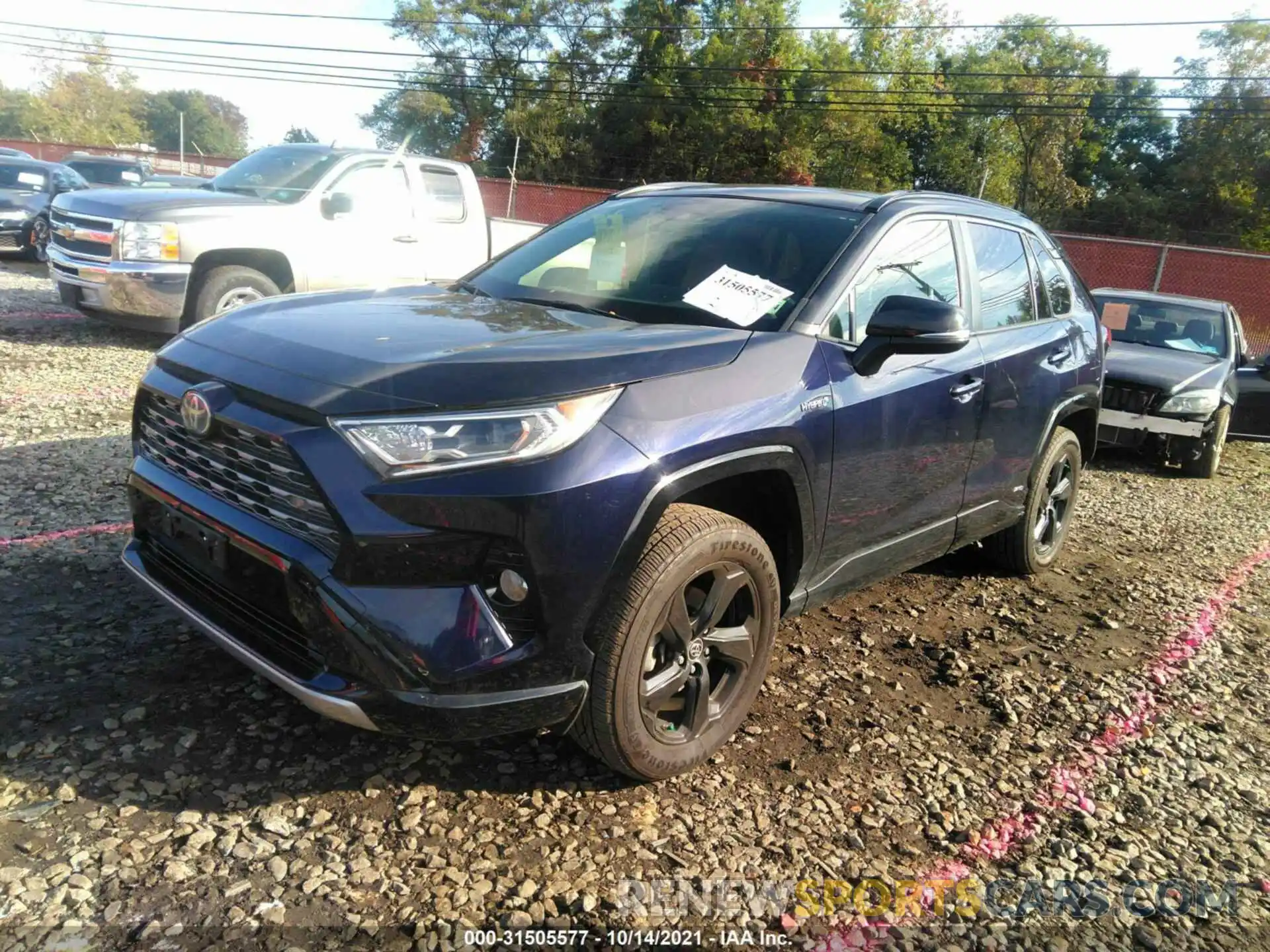 2 Photograph of a damaged car JTMEWRFV0KD511747 TOYOTA RAV4 2019