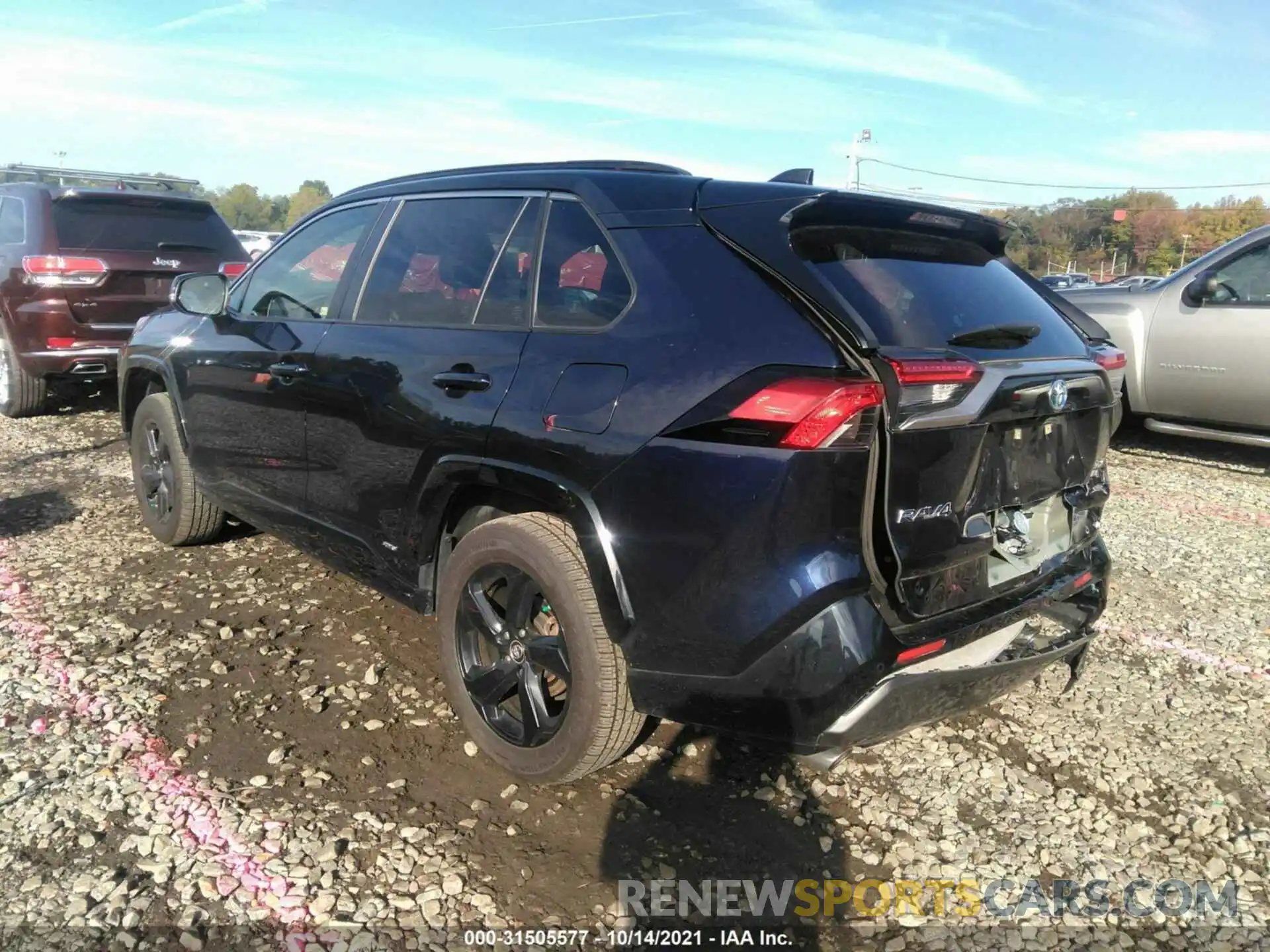 3 Photograph of a damaged car JTMEWRFV0KD511747 TOYOTA RAV4 2019