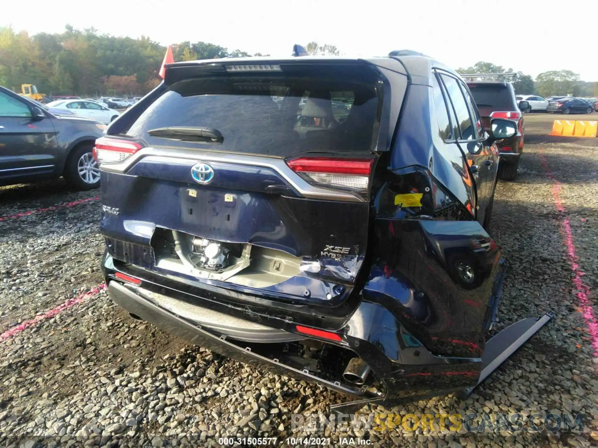 6 Photograph of a damaged car JTMEWRFV0KD511747 TOYOTA RAV4 2019