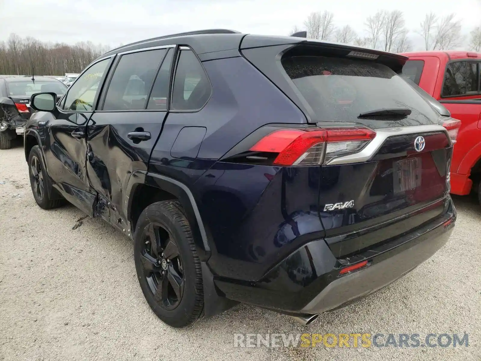 3 Photograph of a damaged car JTMEWRFV0KD521226 TOYOTA RAV4 2019