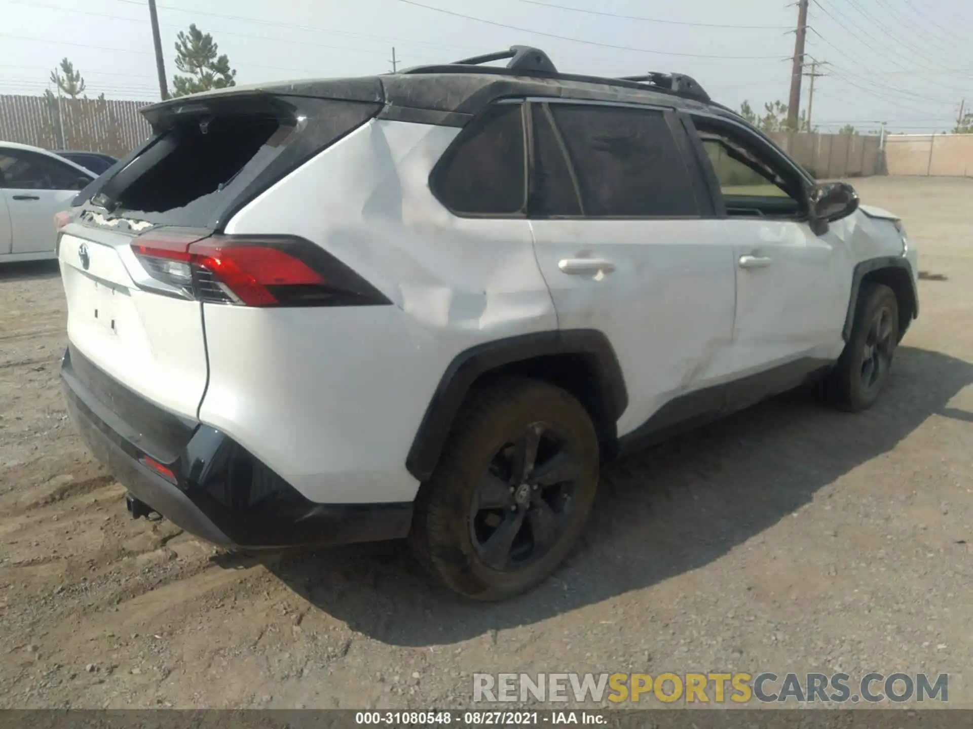 4 Photograph of a damaged car JTMEWRFV0KD524658 TOYOTA RAV4 2019