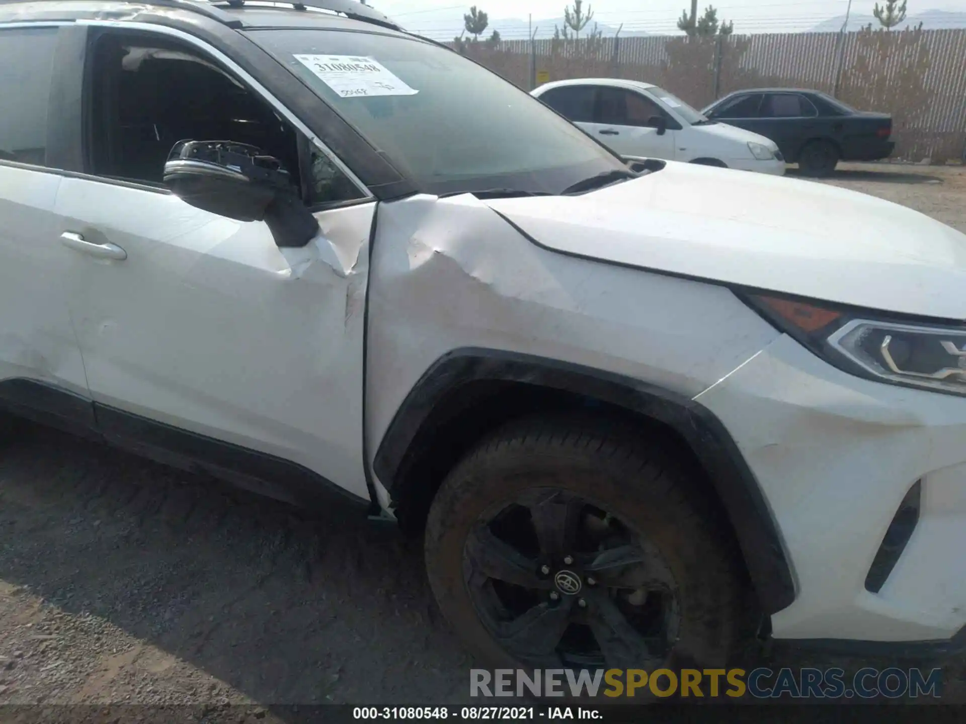 6 Photograph of a damaged car JTMEWRFV0KD524658 TOYOTA RAV4 2019