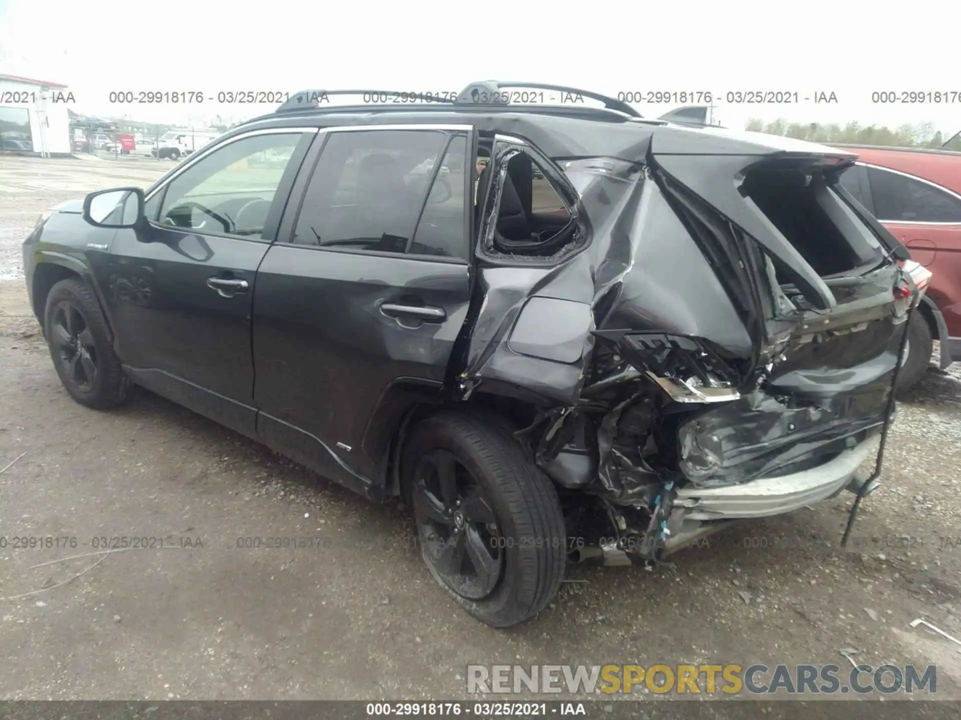 3 Photograph of a damaged car JTMEWRFV0KJ009600 TOYOTA RAV4 2019