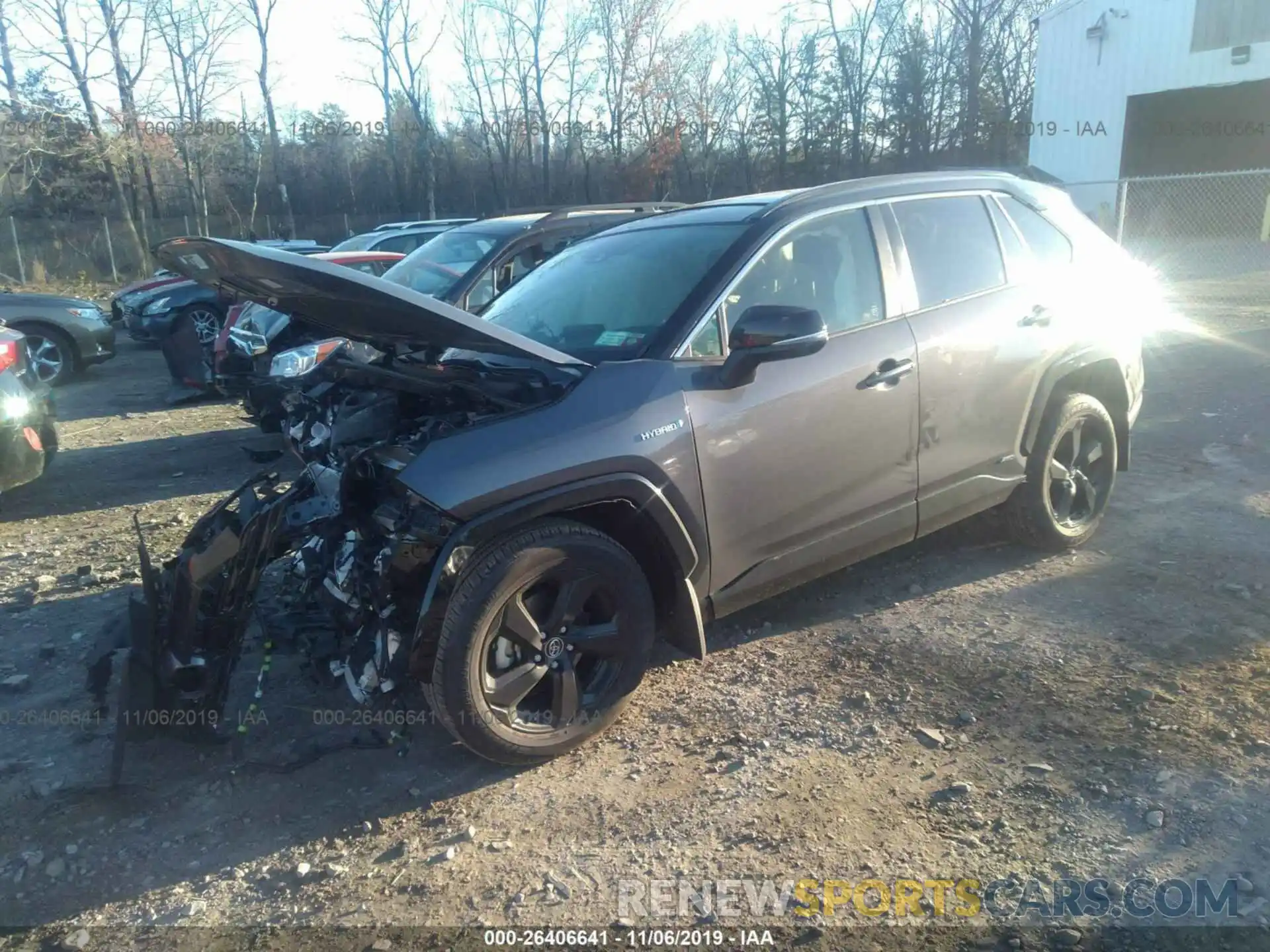 2 Photograph of a damaged car JTMEWRFV0KJ012769 TOYOTA RAV4 2019