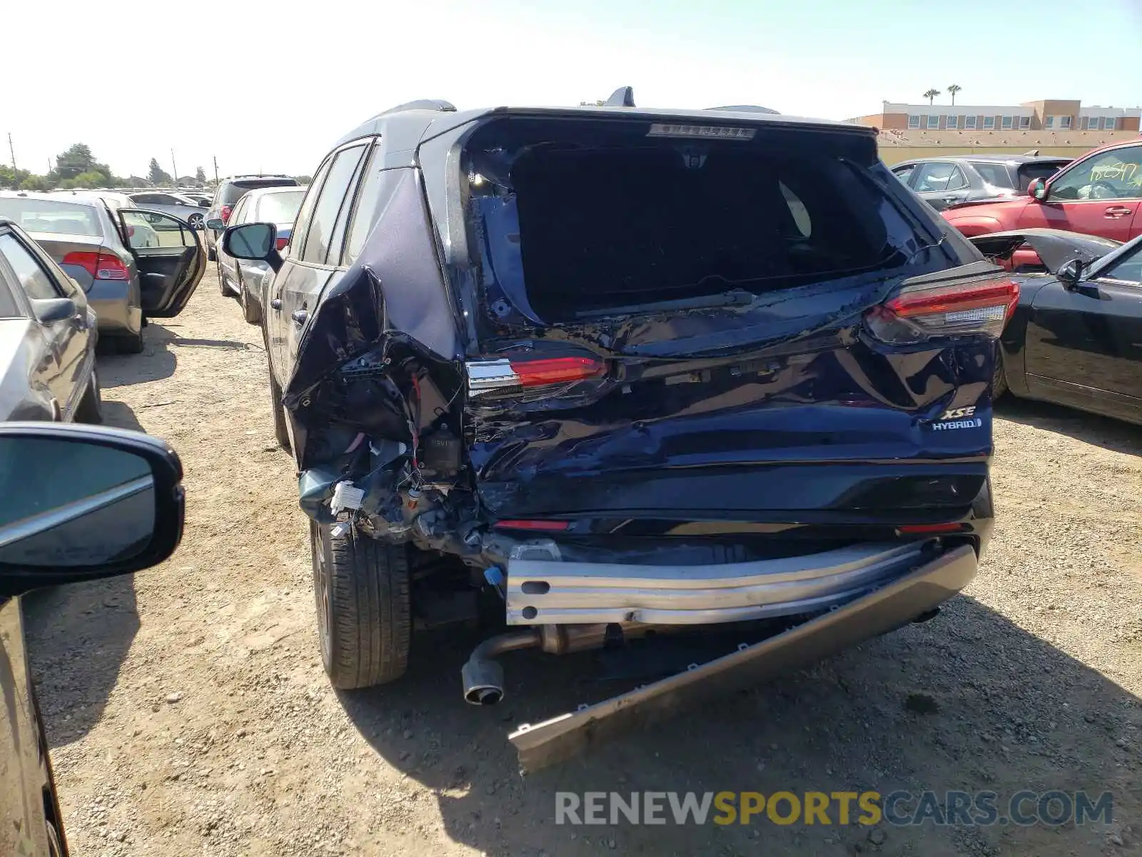 3 Photograph of a damaged car JTMEWRFV0KJ022556 TOYOTA RAV4 2019