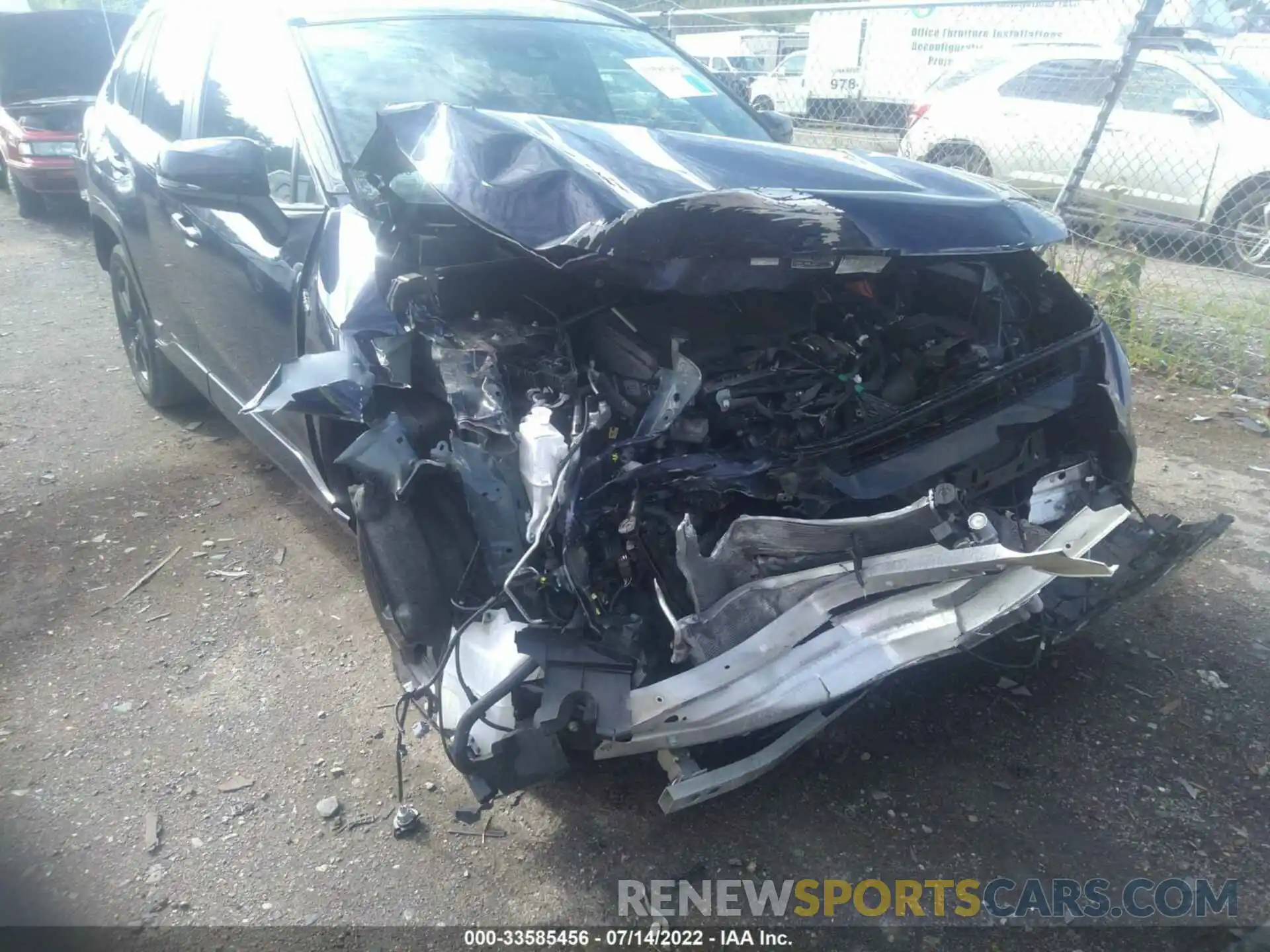 6 Photograph of a damaged car JTMEWRFV0KJ023657 TOYOTA RAV4 2019