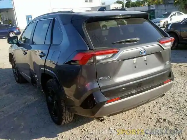 3 Photograph of a damaged car JTMEWRFV0KJ026848 TOYOTA RAV4 2019