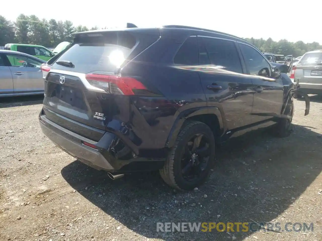 4 Photograph of a damaged car JTMEWRFV1KD503317 TOYOTA RAV4 2019