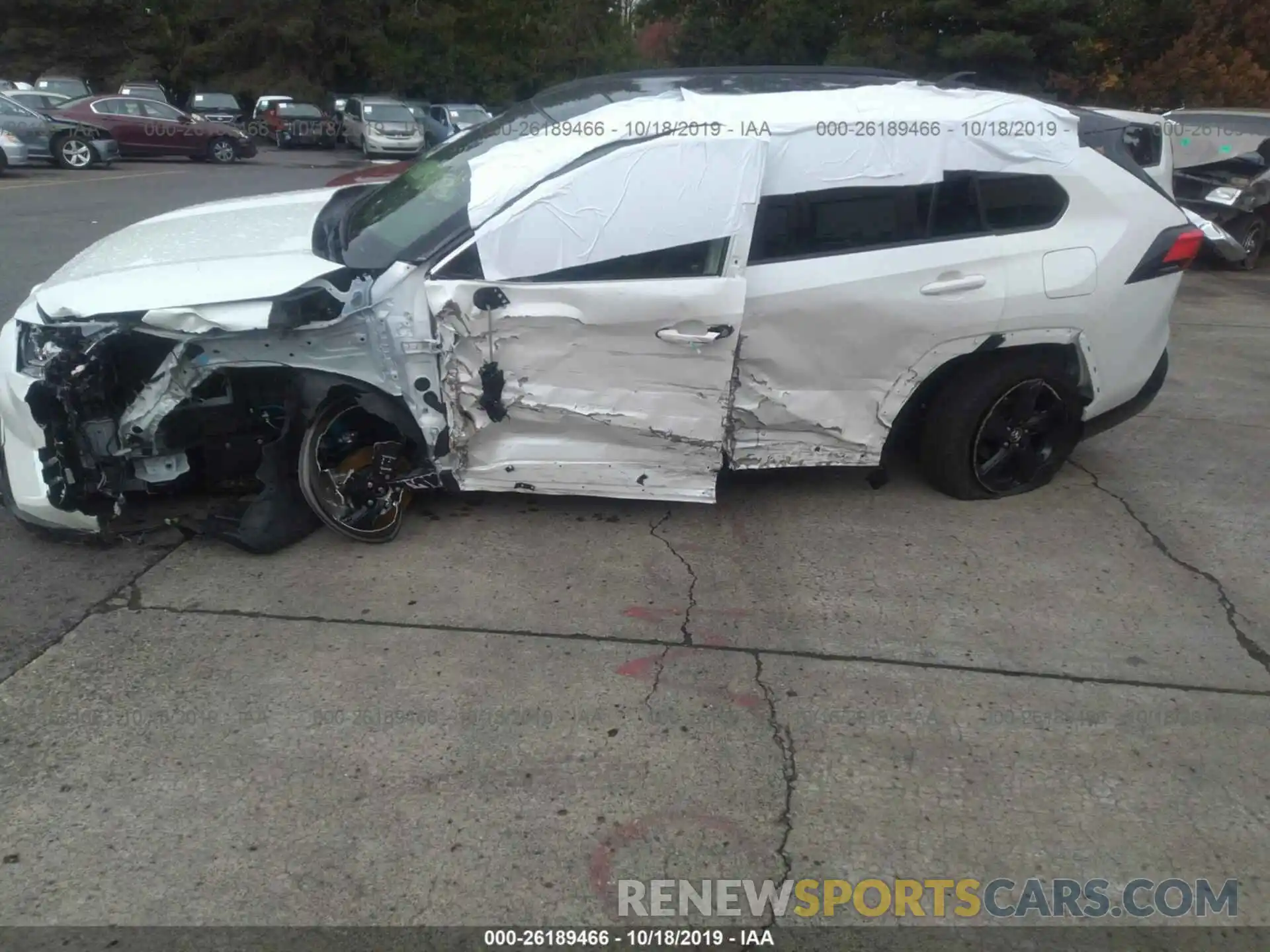 6 Photograph of a damaged car JTMEWRFV1KD505777 TOYOTA RAV4 2019