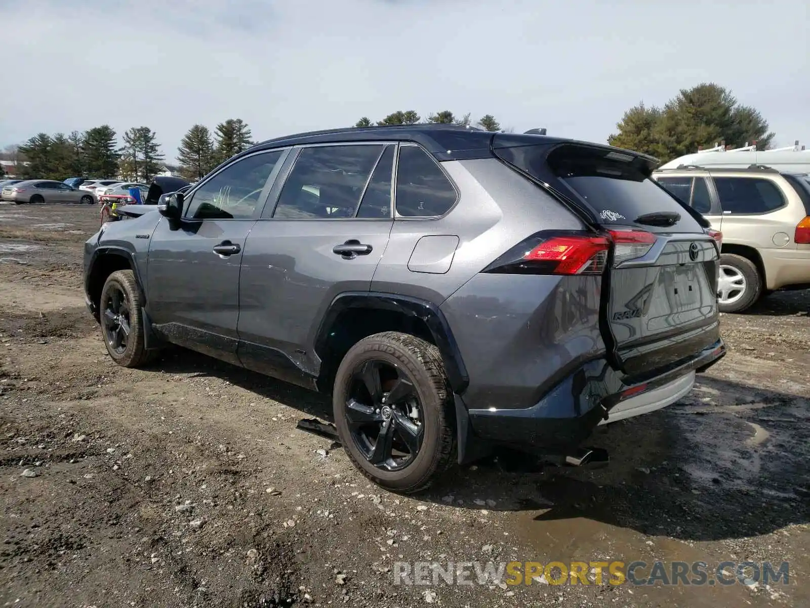 3 Фотография поврежденного автомобиля JTMEWRFV1KD506329 TOYOTA RAV4 2019