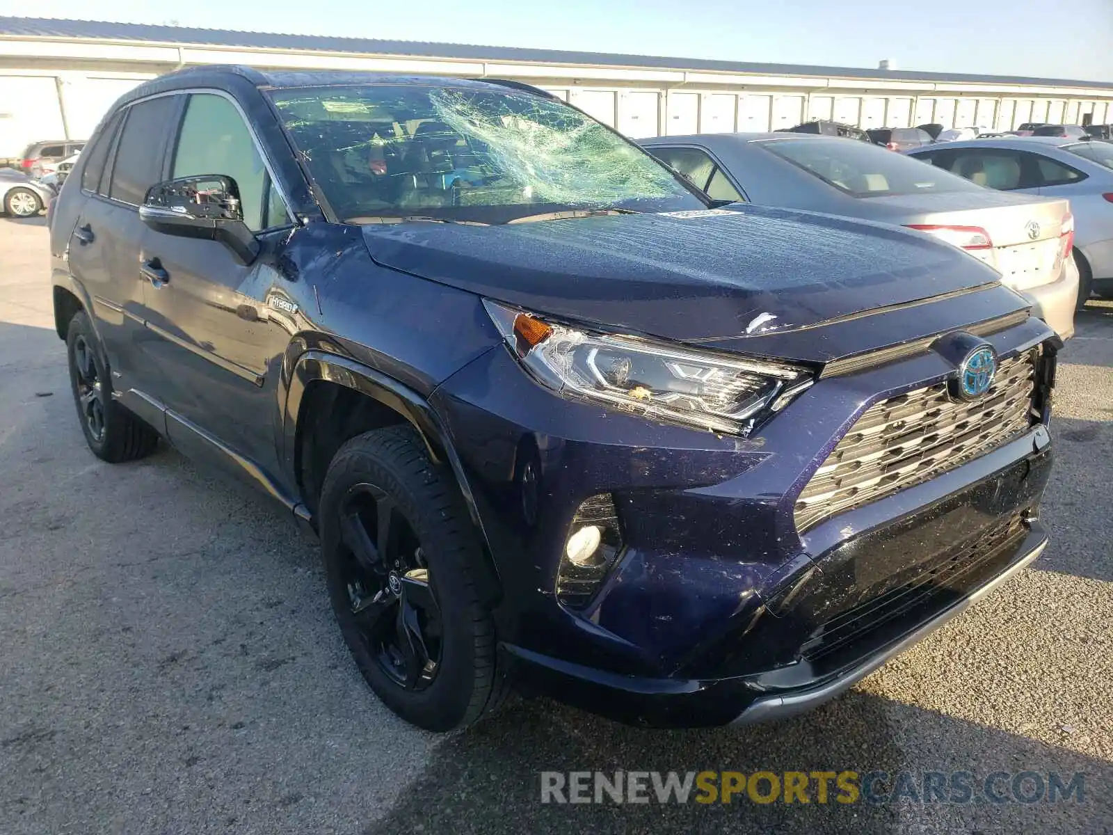 1 Photograph of a damaged car JTMEWRFV1KJ004180 TOYOTA RAV4 2019