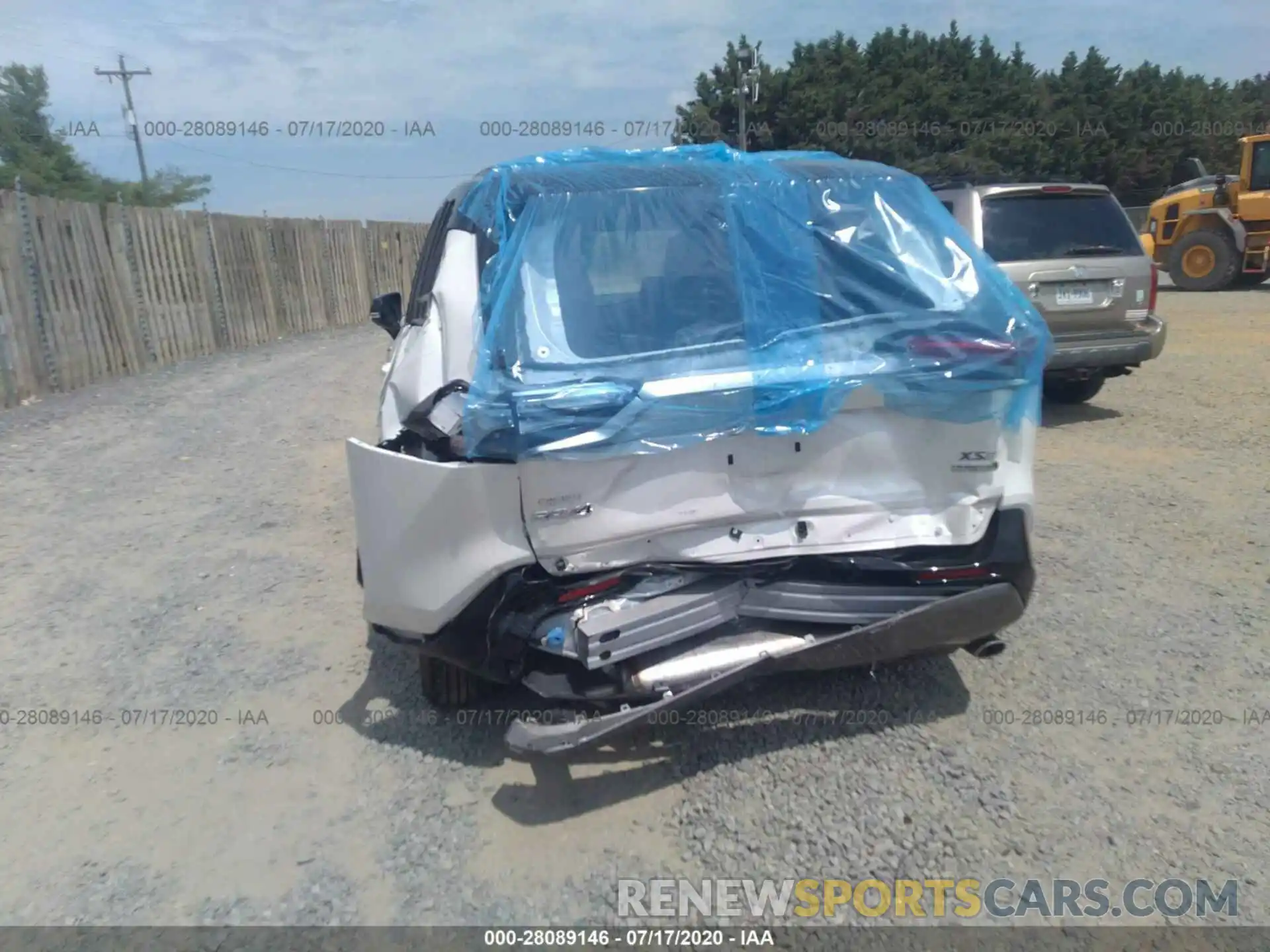 6 Photograph of a damaged car JTMEWRFV1KJ024039 TOYOTA RAV4 2019