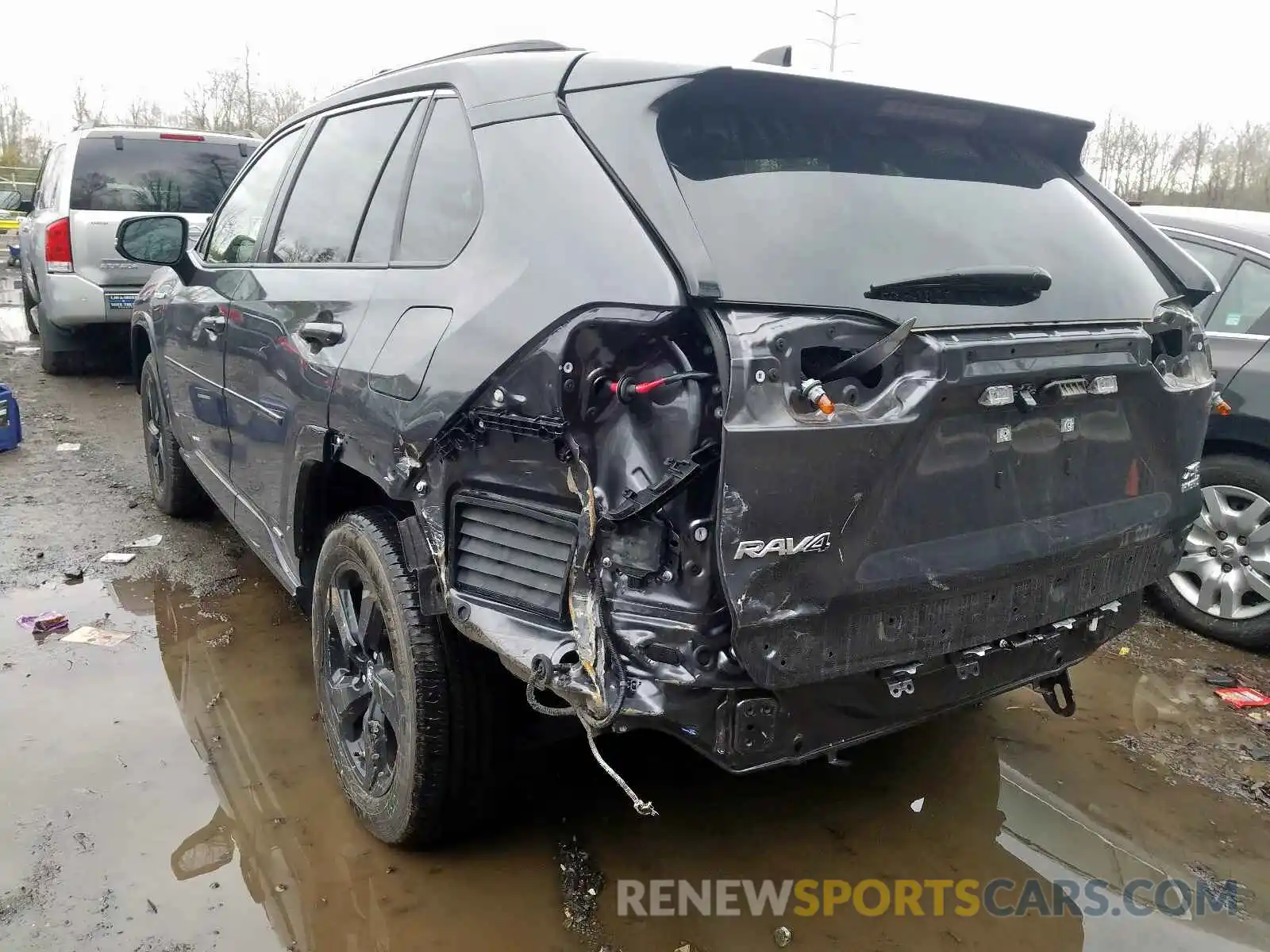 3 Фотография поврежденного автомобиля JTMEWRFV2KD502418 TOYOTA RAV4 2019