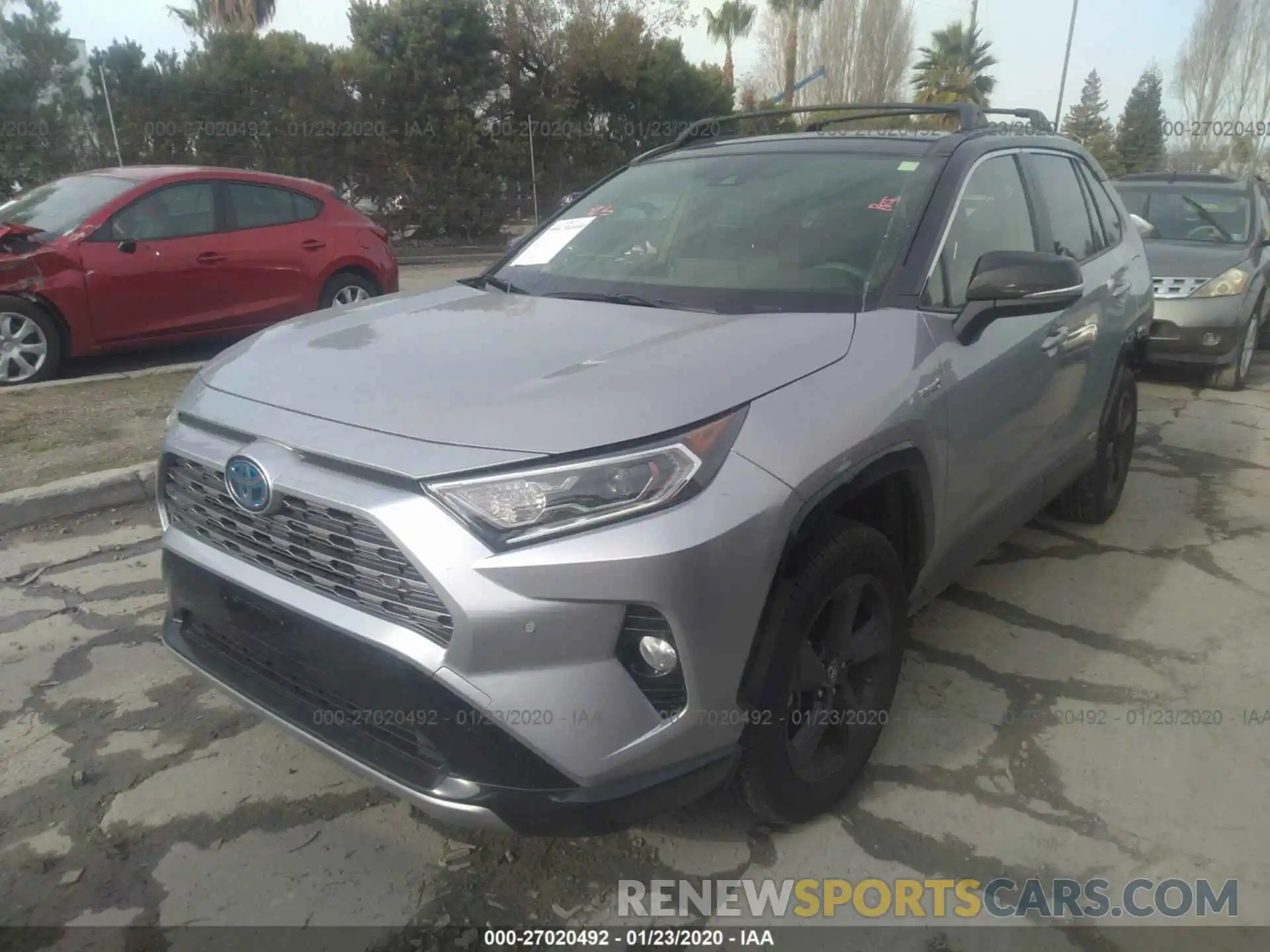 2 Photograph of a damaged car JTMEWRFV2KD507635 TOYOTA RAV4 2019