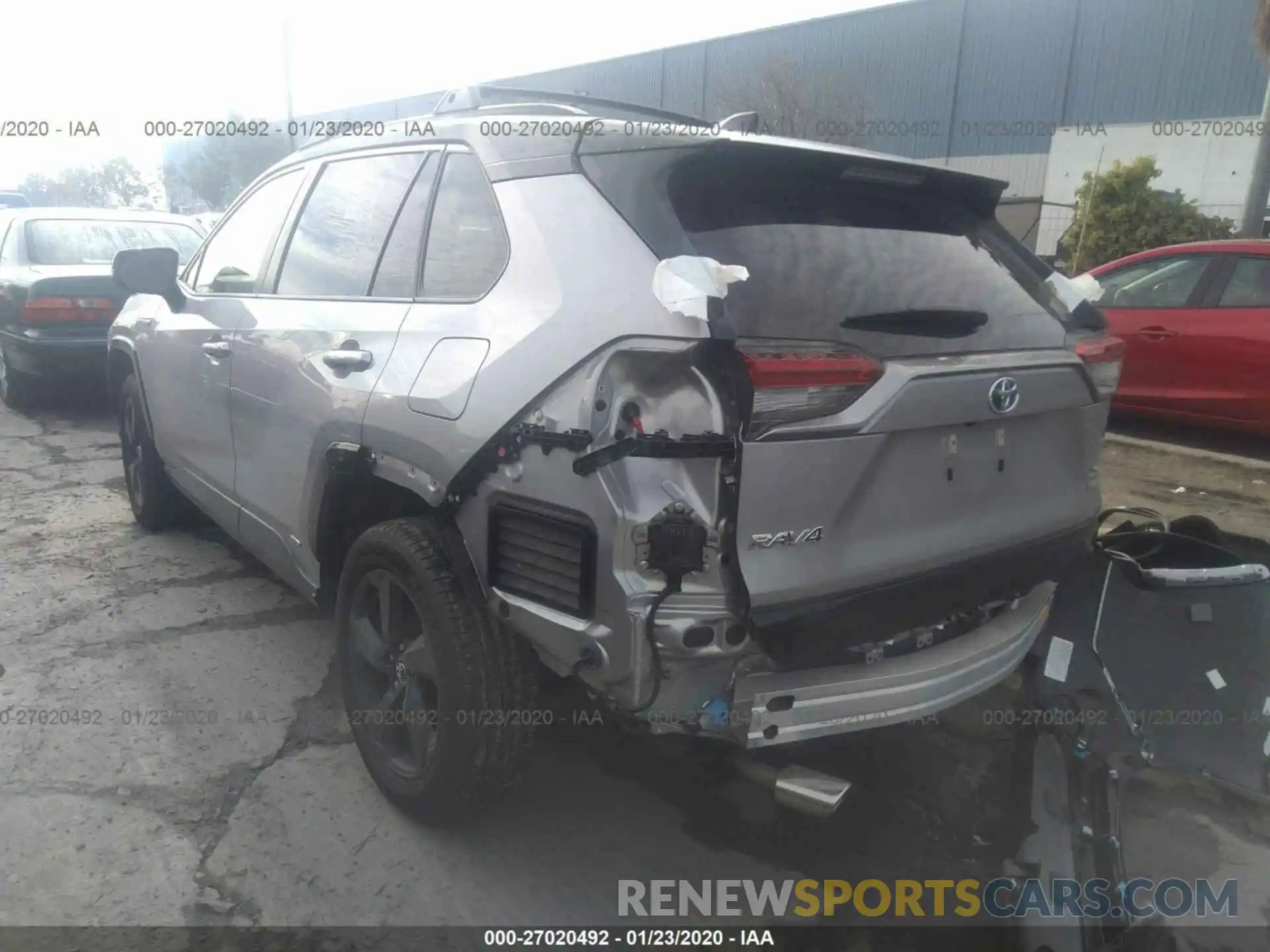 3 Photograph of a damaged car JTMEWRFV2KD507635 TOYOTA RAV4 2019