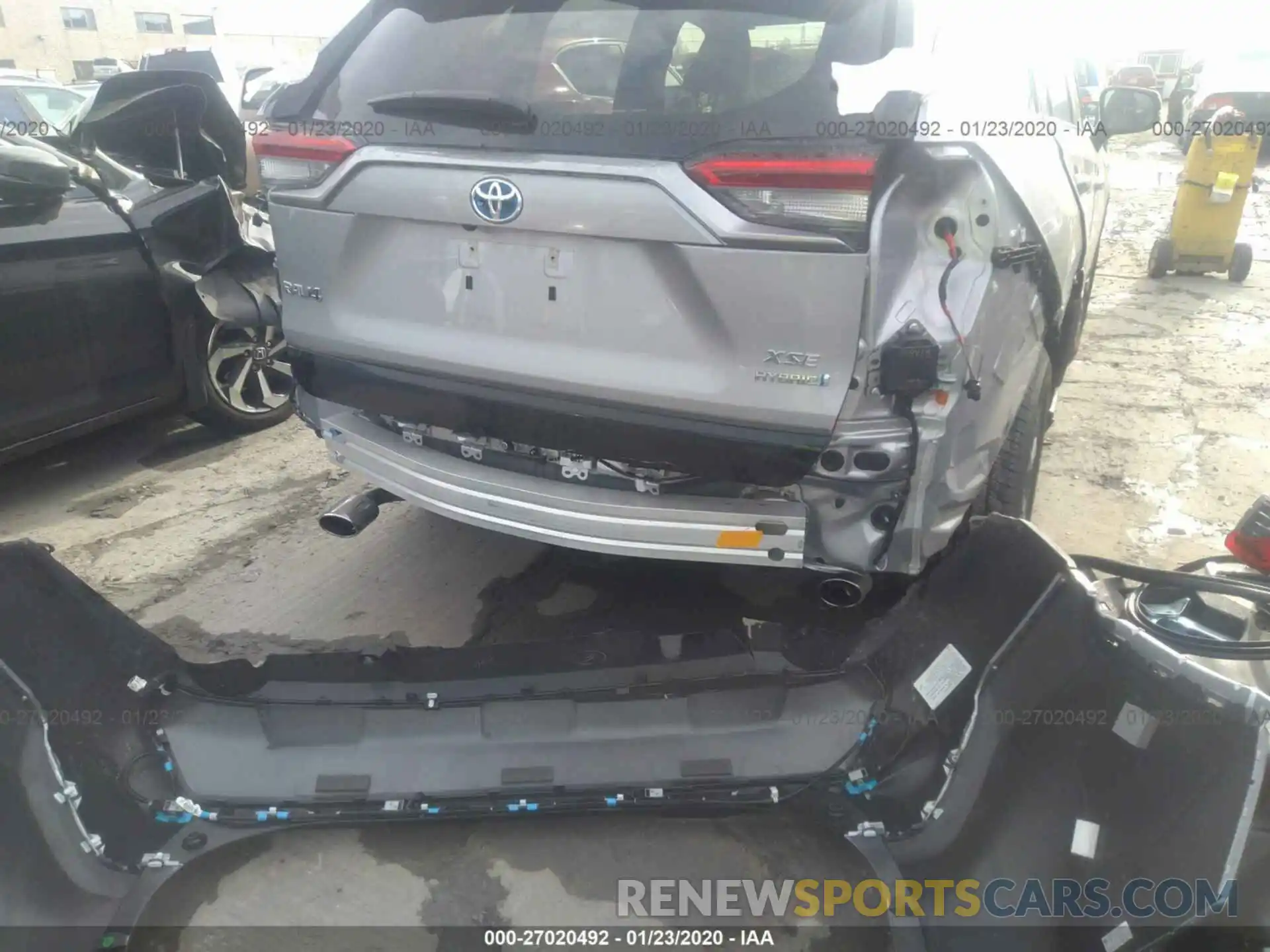 6 Photograph of a damaged car JTMEWRFV2KD507635 TOYOTA RAV4 2019