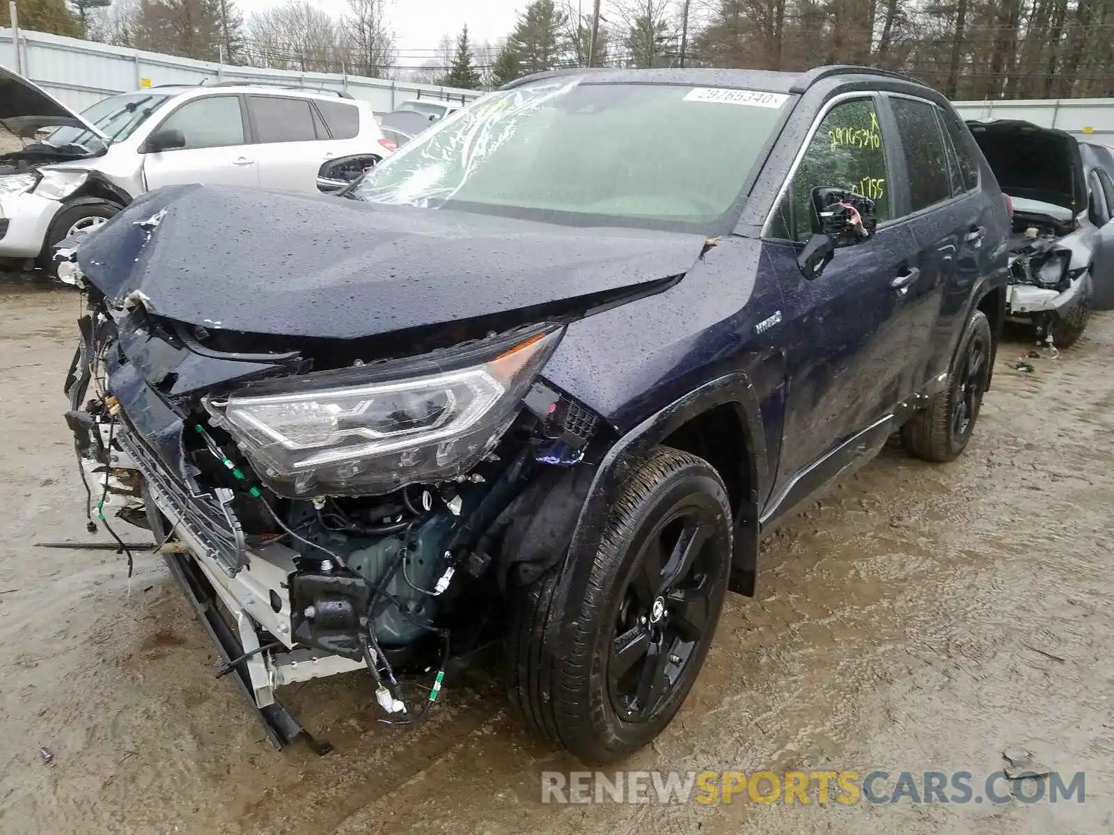 2 Photograph of a damaged car JTMEWRFV2KJ006830 TOYOTA RAV4 2019