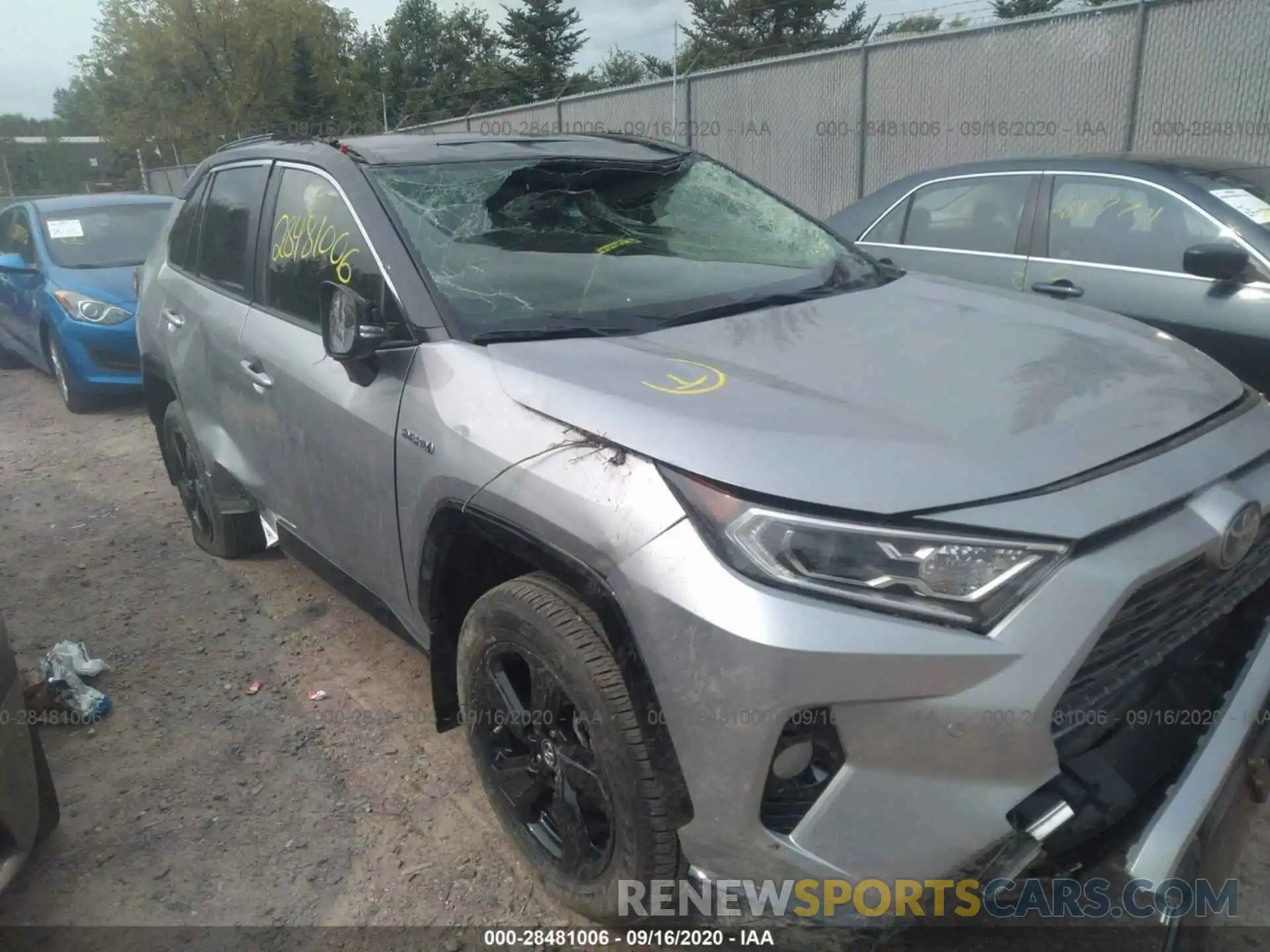 6 Фотография поврежденного автомобиля JTMEWRFV2KJ012594 TOYOTA RAV4 2019