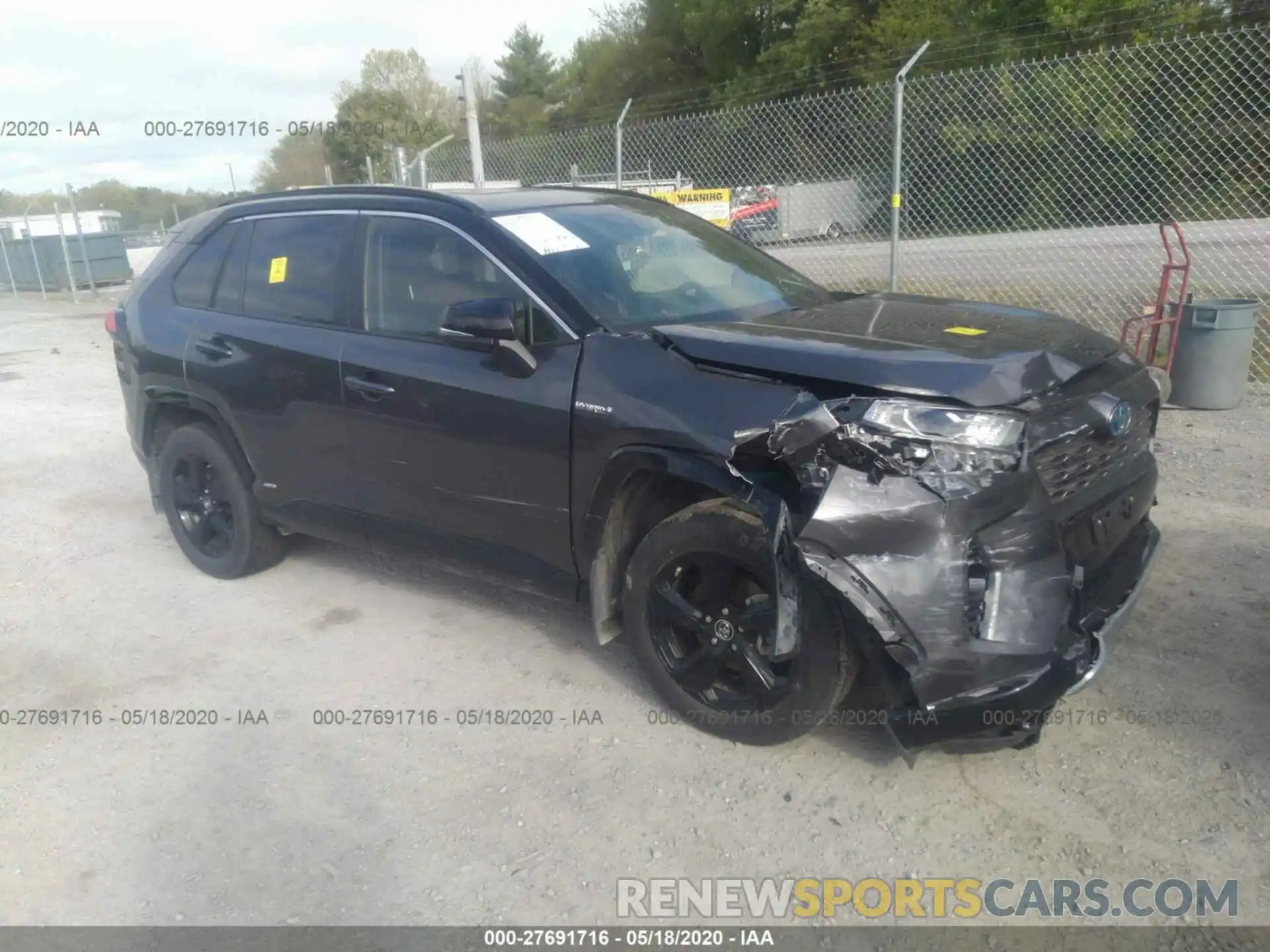 3 Photograph of a damaged car JTMEWRFV2KJ019142 TOYOTA RAV4 2019