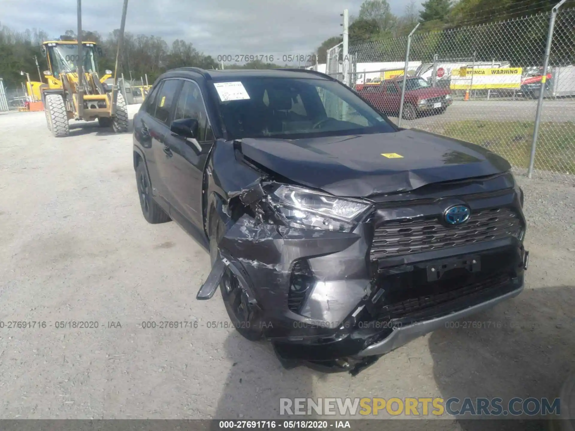 6 Photograph of a damaged car JTMEWRFV2KJ019142 TOYOTA RAV4 2019