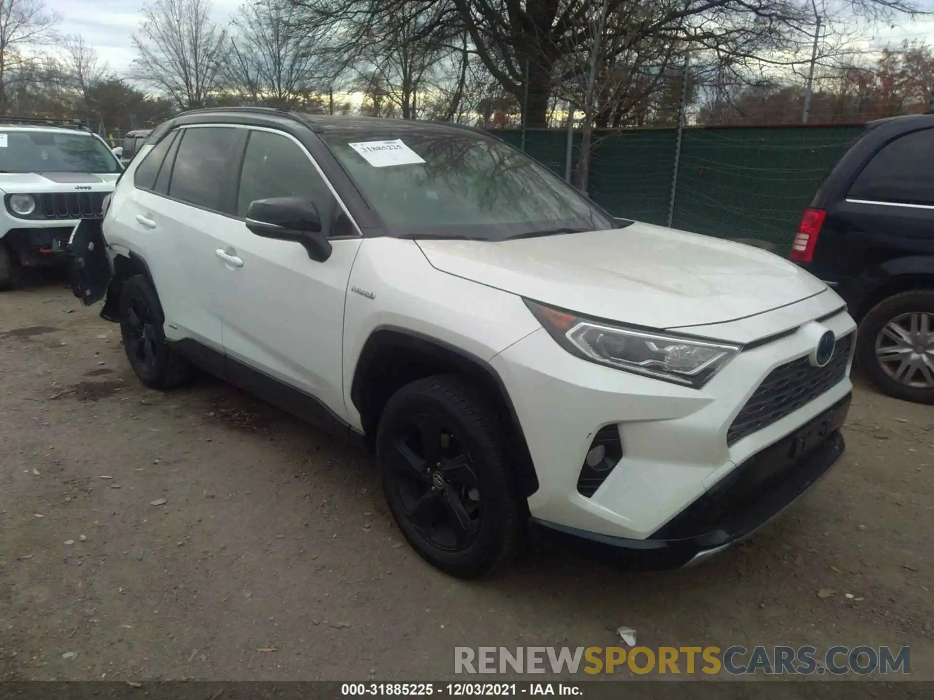 1 Photograph of a damaged car JTMEWRFV2KJ019979 TOYOTA RAV4 2019