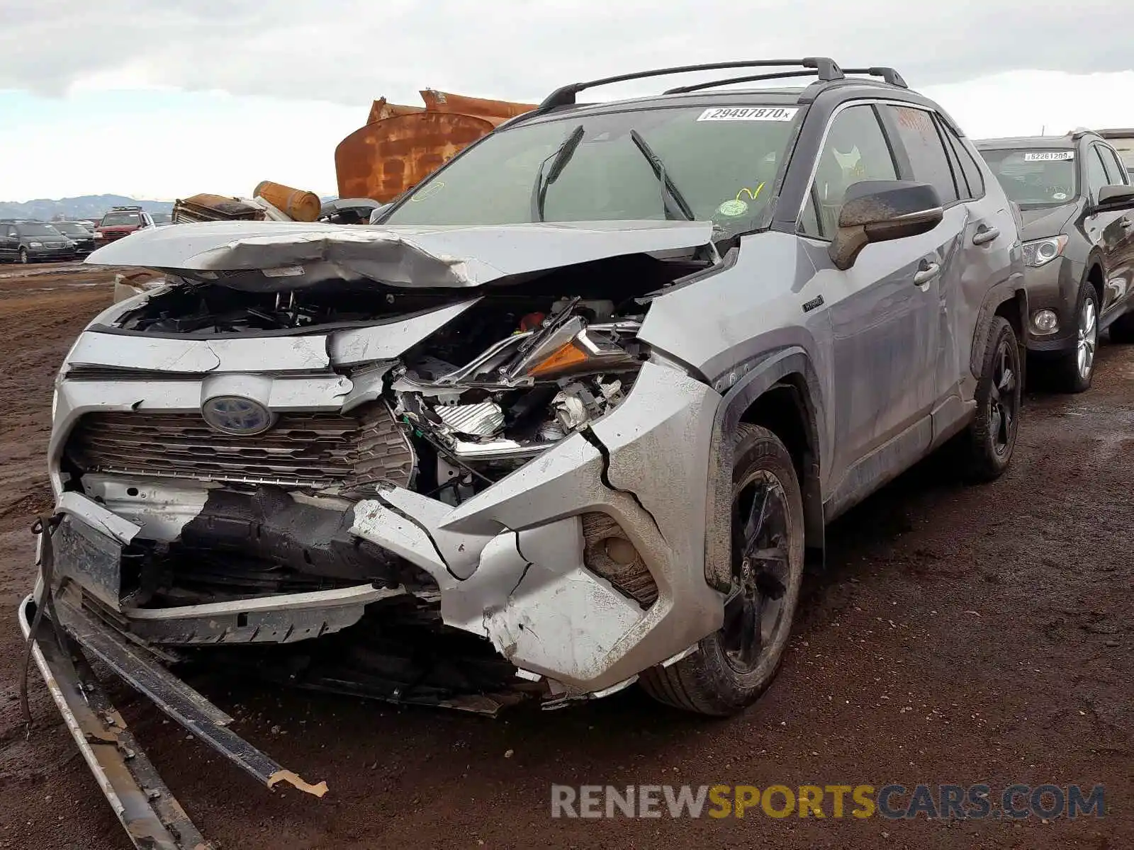 1 Фотография поврежденного автомобиля JTMEWRFV2KJ020534 TOYOTA RAV4 2019
