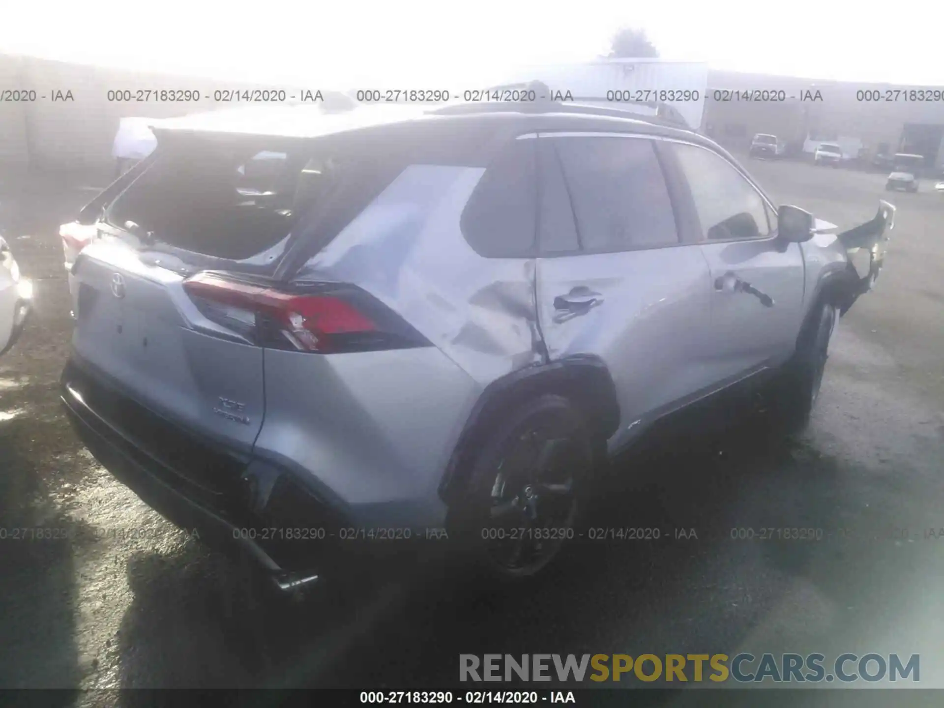 4 Photograph of a damaged car JTMEWRFV3KD509247 TOYOTA RAV4 2019