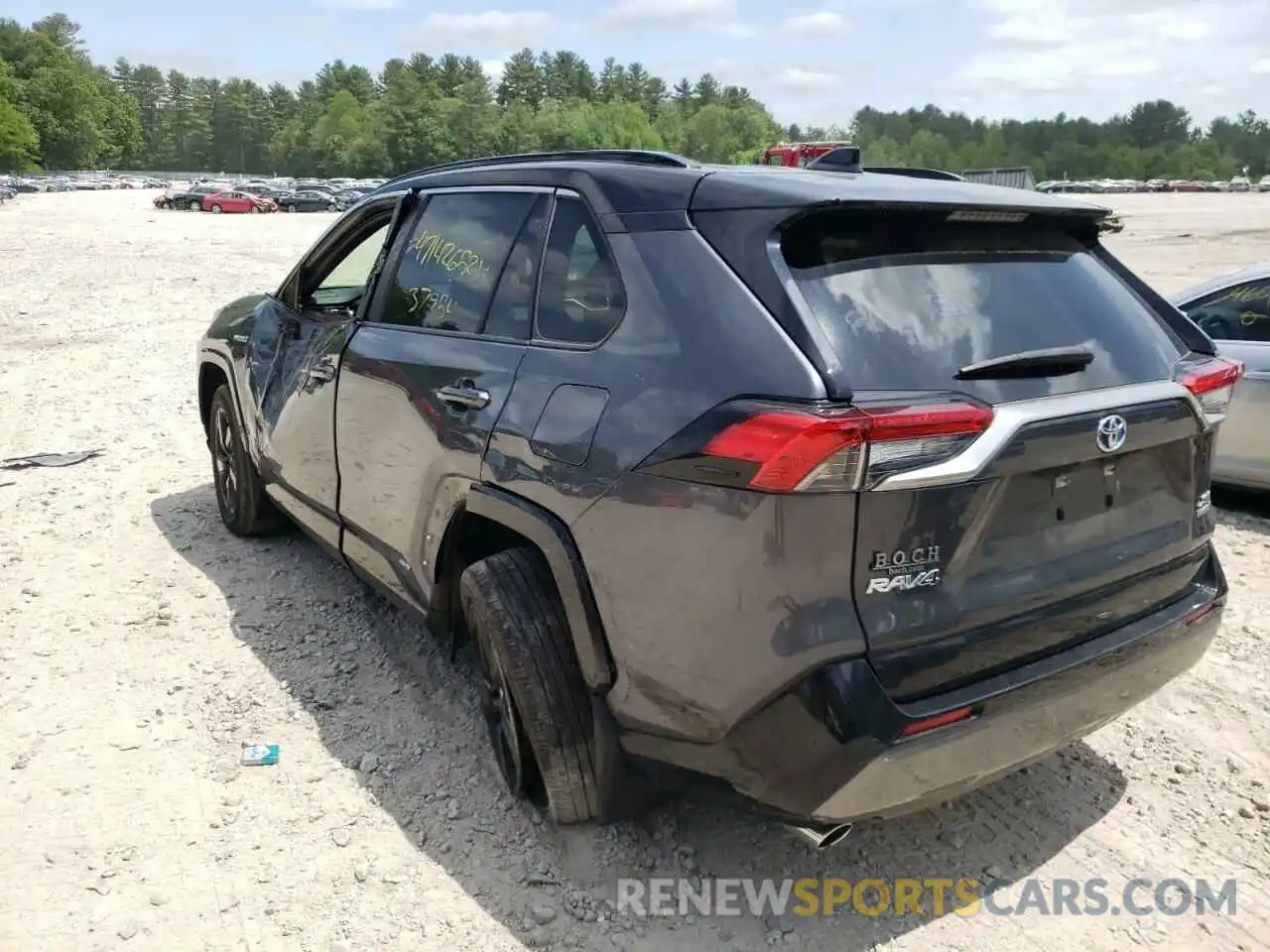 3 Фотография поврежденного автомобиля JTMEWRFV4KD504476 TOYOTA RAV4 2019