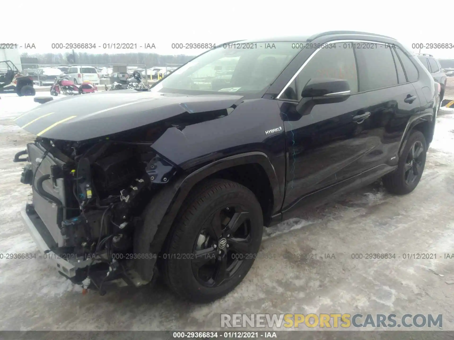 2 Photograph of a damaged car JTMEWRFV4KD509659 TOYOTA RAV4 2019