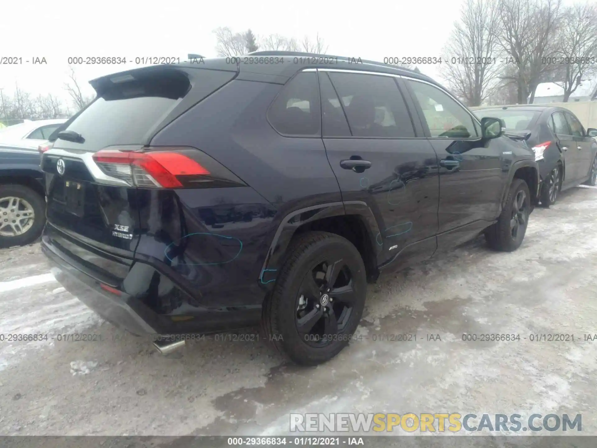 4 Photograph of a damaged car JTMEWRFV4KD509659 TOYOTA RAV4 2019