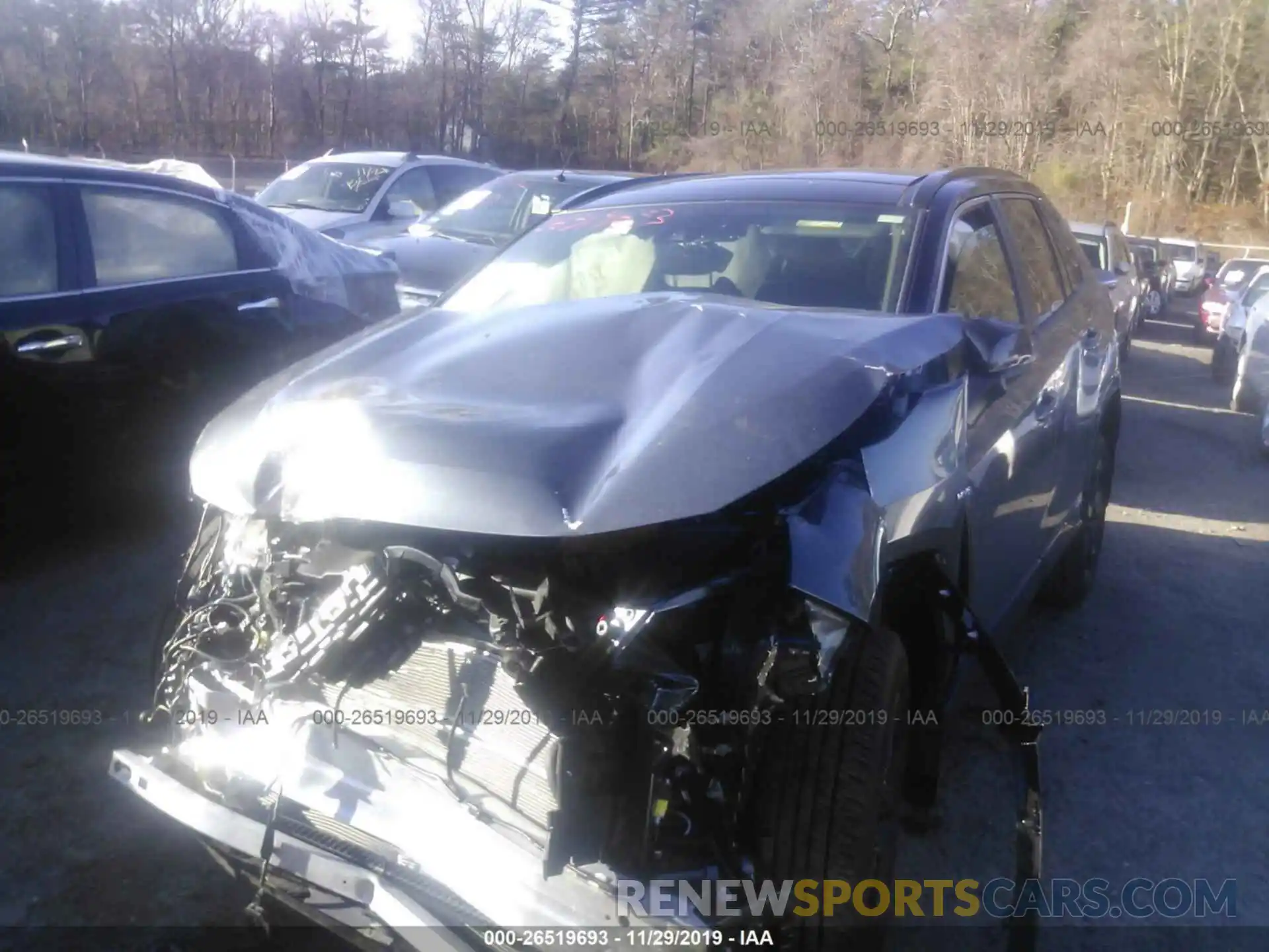 2 Photograph of a damaged car JTMEWRFV4KD513520 TOYOTA RAV4 2019