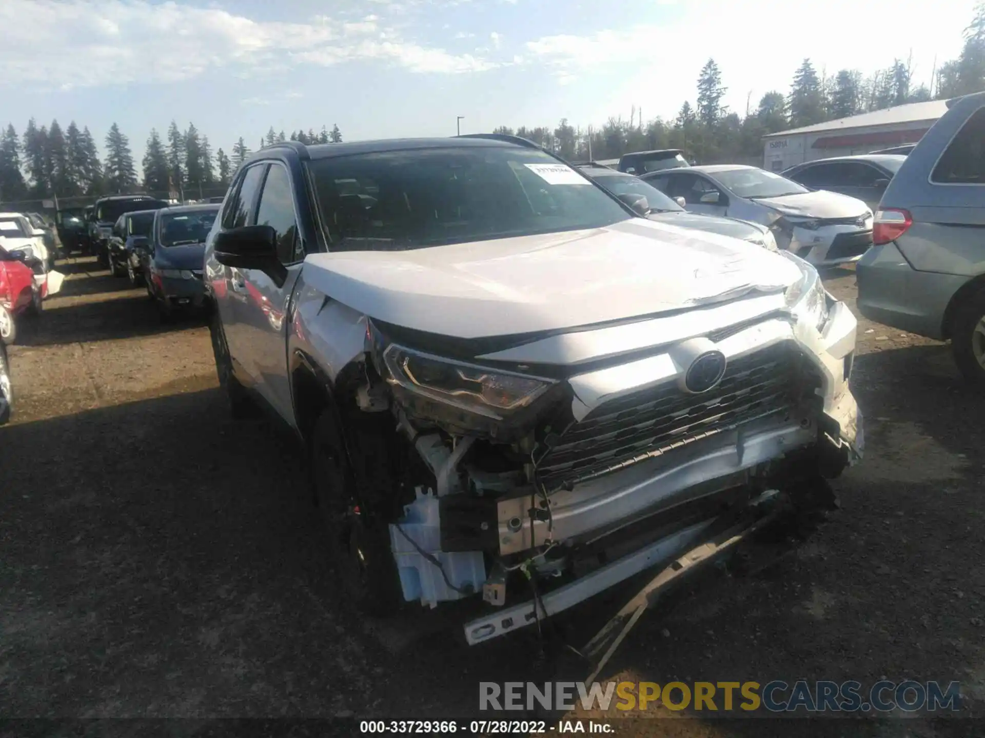 6 Photograph of a damaged car JTMEWRFV4KJ020034 TOYOTA RAV4 2019