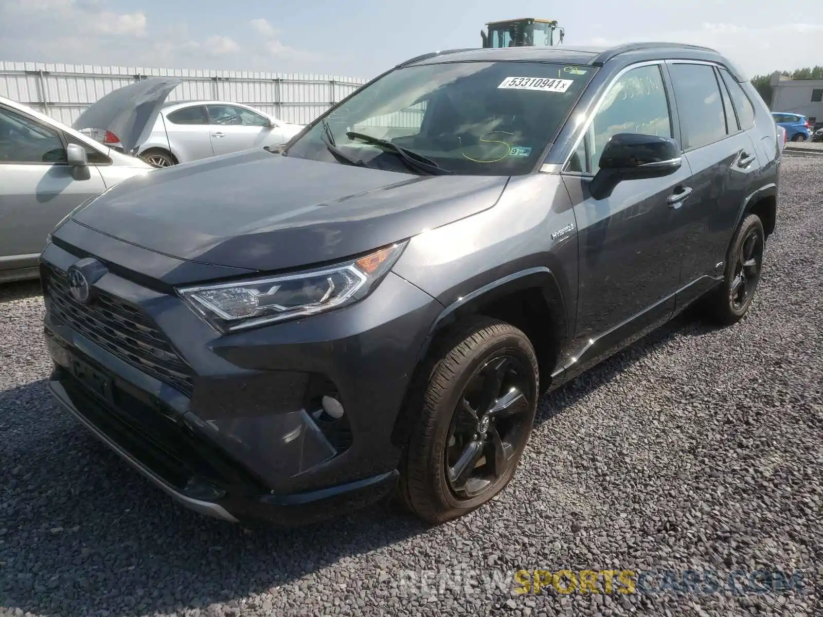 2 Photograph of a damaged car JTMEWRFV4KJ022897 TOYOTA RAV4 2019