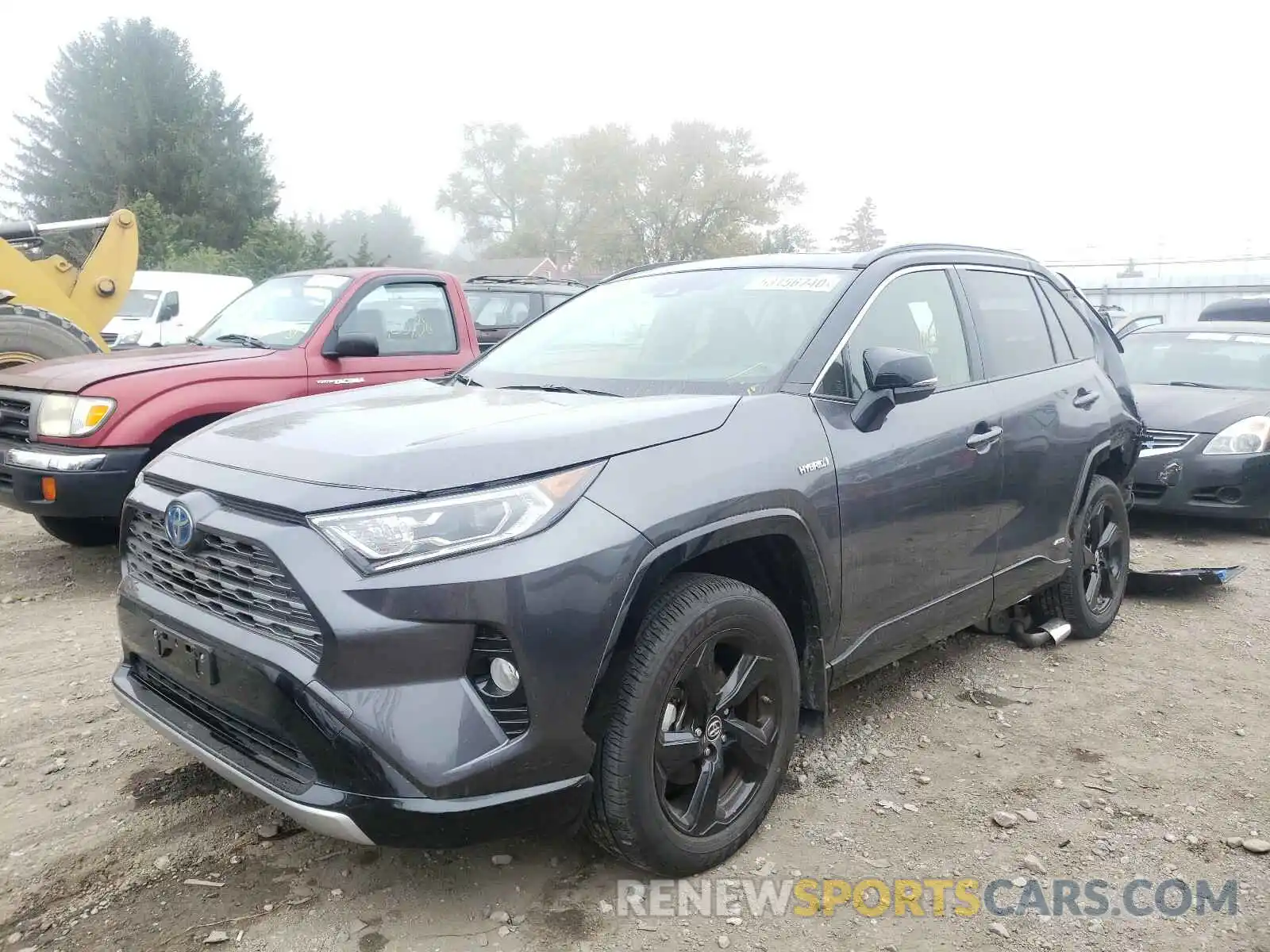 2 Photograph of a damaged car JTMEWRFV4KJ023788 TOYOTA RAV4 2019