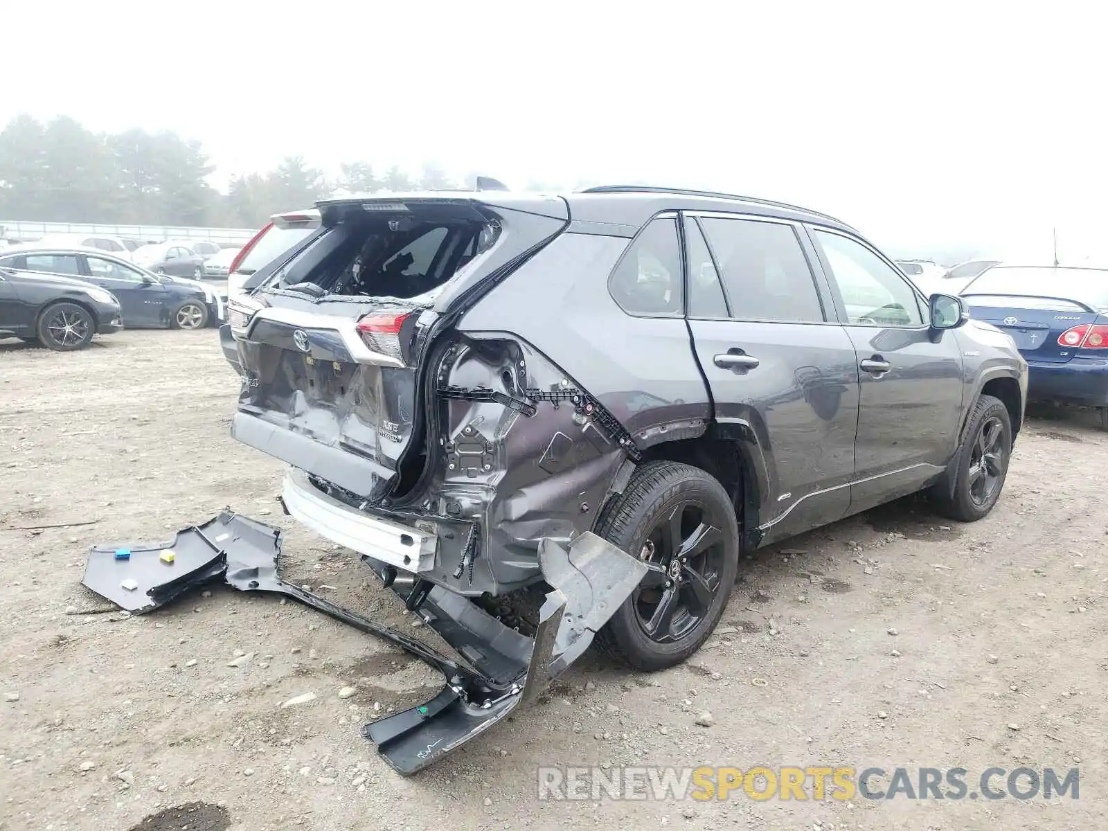 4 Photograph of a damaged car JTMEWRFV4KJ023788 TOYOTA RAV4 2019