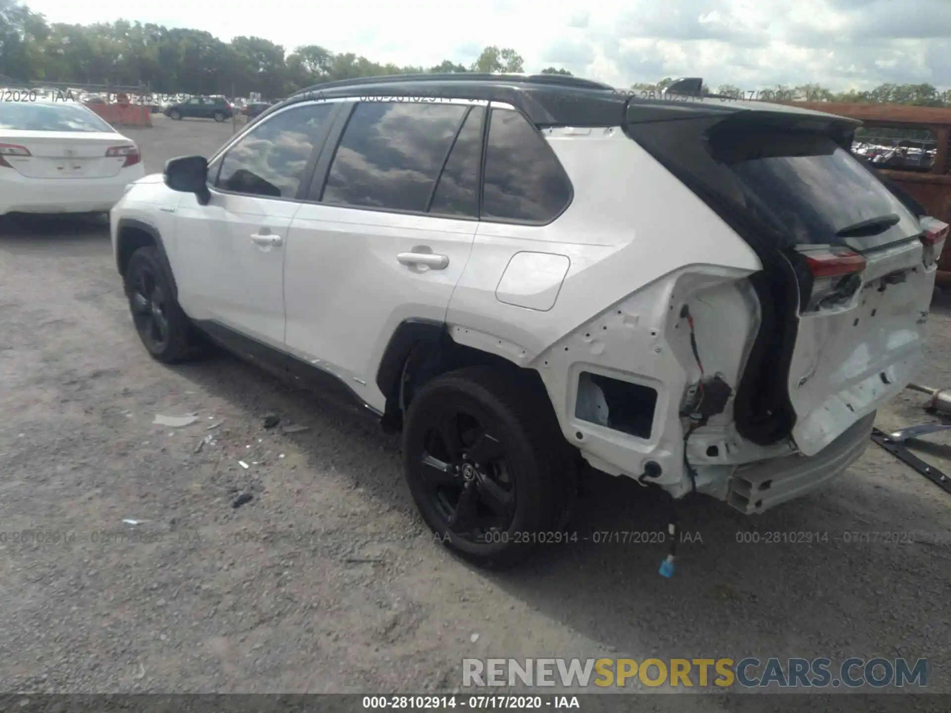 3 Фотография поврежденного автомобиля JTMEWRFV5KD505622 TOYOTA RAV4 2019